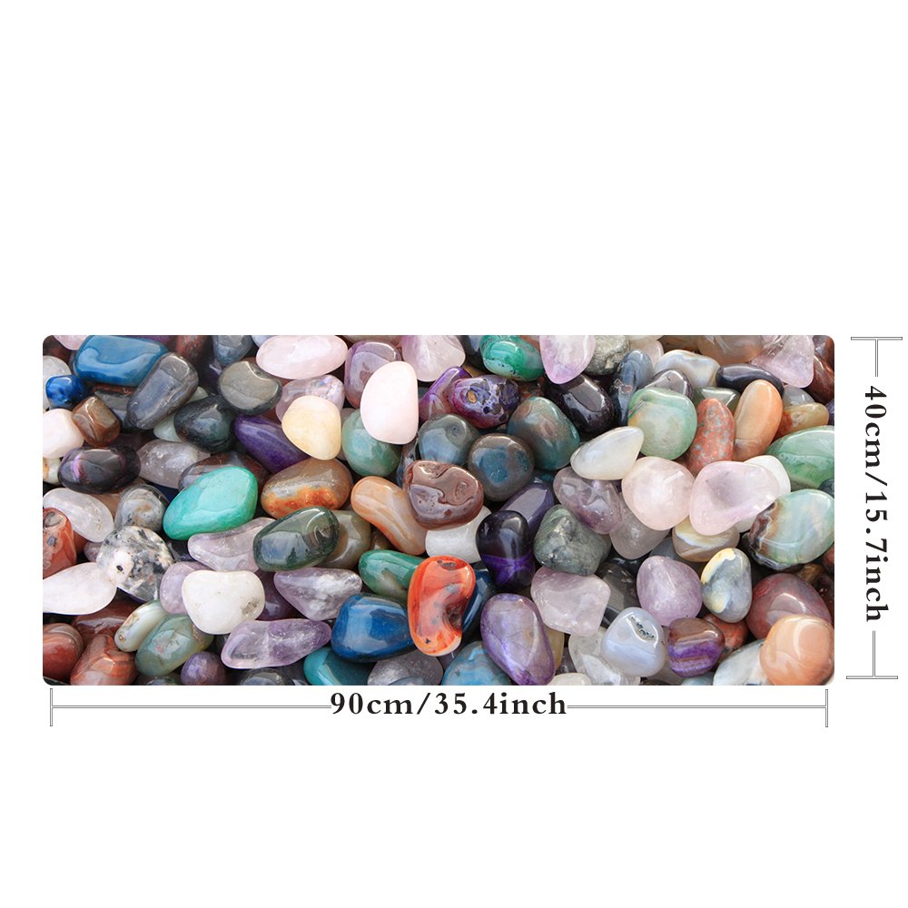 XXL Professional Large Mouse Pad & Computer Game Mouse Mat (35.4x15.7x0.1IN, Map) (90 * 40 Map)