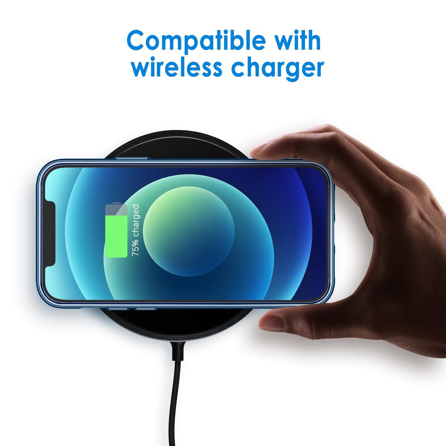 JETech Case for iPhone 12/12 Pro 6.1-Inch, Non-Yellowing Shockproof Phone Bumper Cover, Anti-Scratch Clear Back (HD Clear)