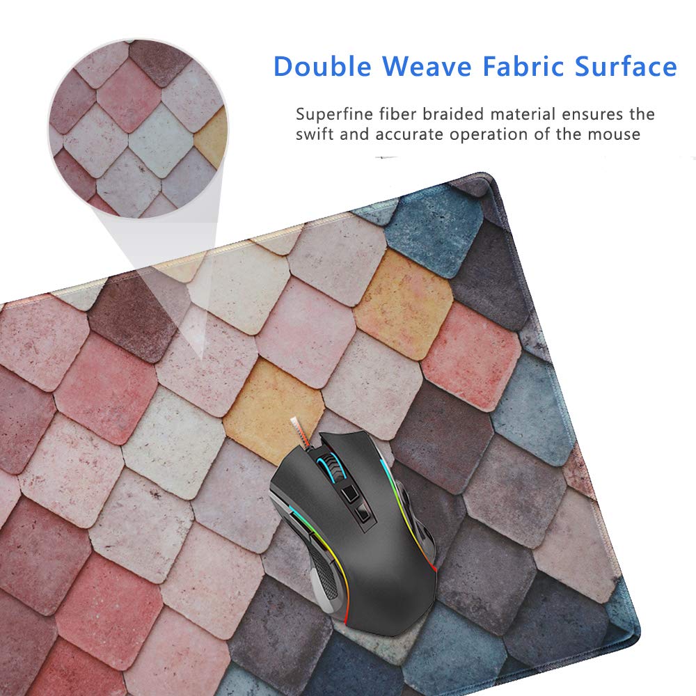 XXL Professional Large Mouse Pad & Computer Game Mouse Mat (35.4x15.7x0.1IN, Map) (90 * 40 Map)