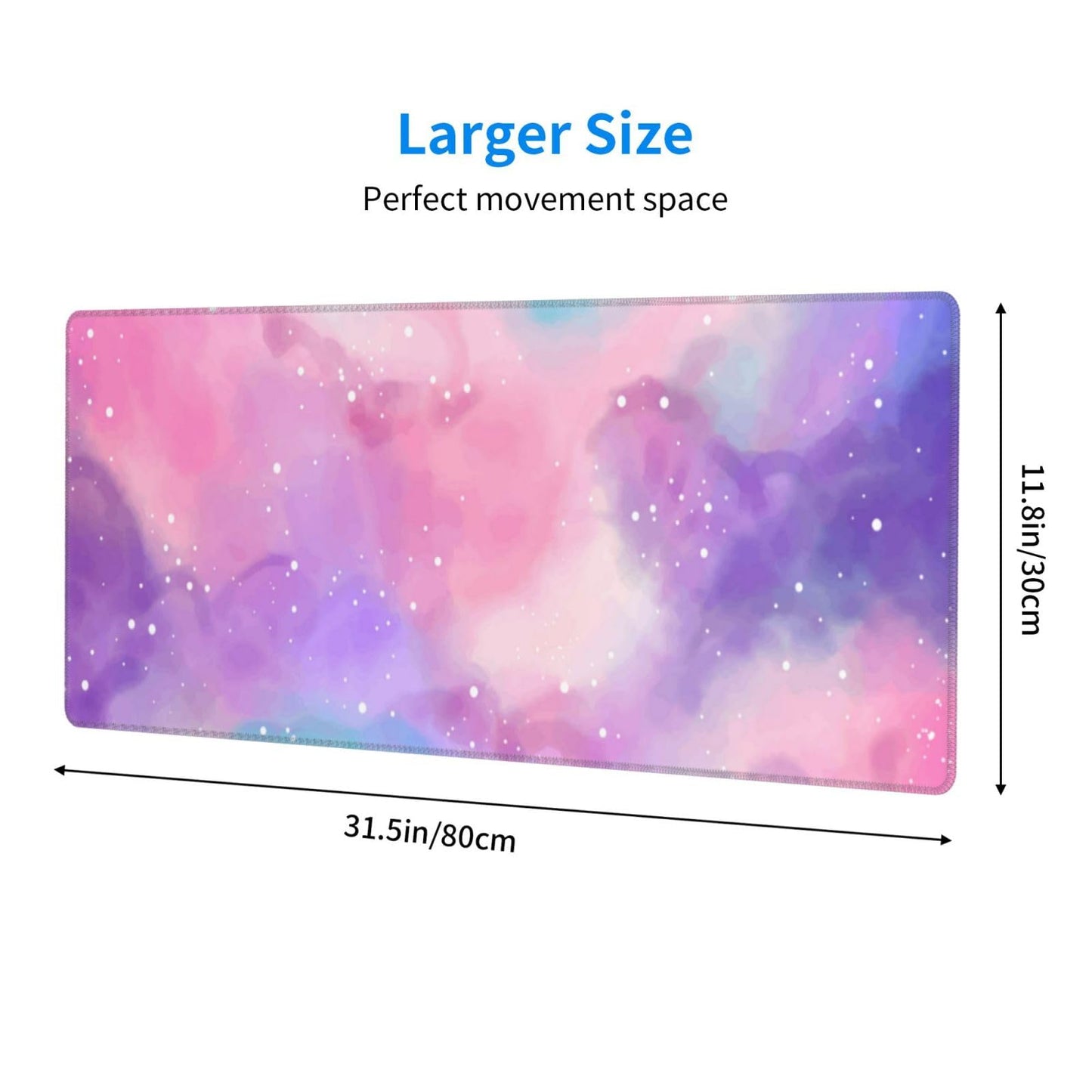 Japanese Mouse Pad, Large Japanese Desk Mat, XL Anime Gaming Keyboard Mat, Non-Slip Rubber Base, Big Extended Desk Protector for Home Office, 31.5”x11.8”