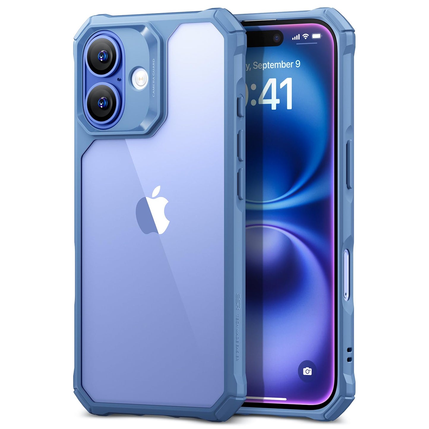 ESR Air Armor Case, Compatible with iPhone 13 Pro Max Case, Military-Grade Drop Protection, Shock-Absorbing Corners, Yellowing-Resistant Hard Back, Scratch Resistant, Clear