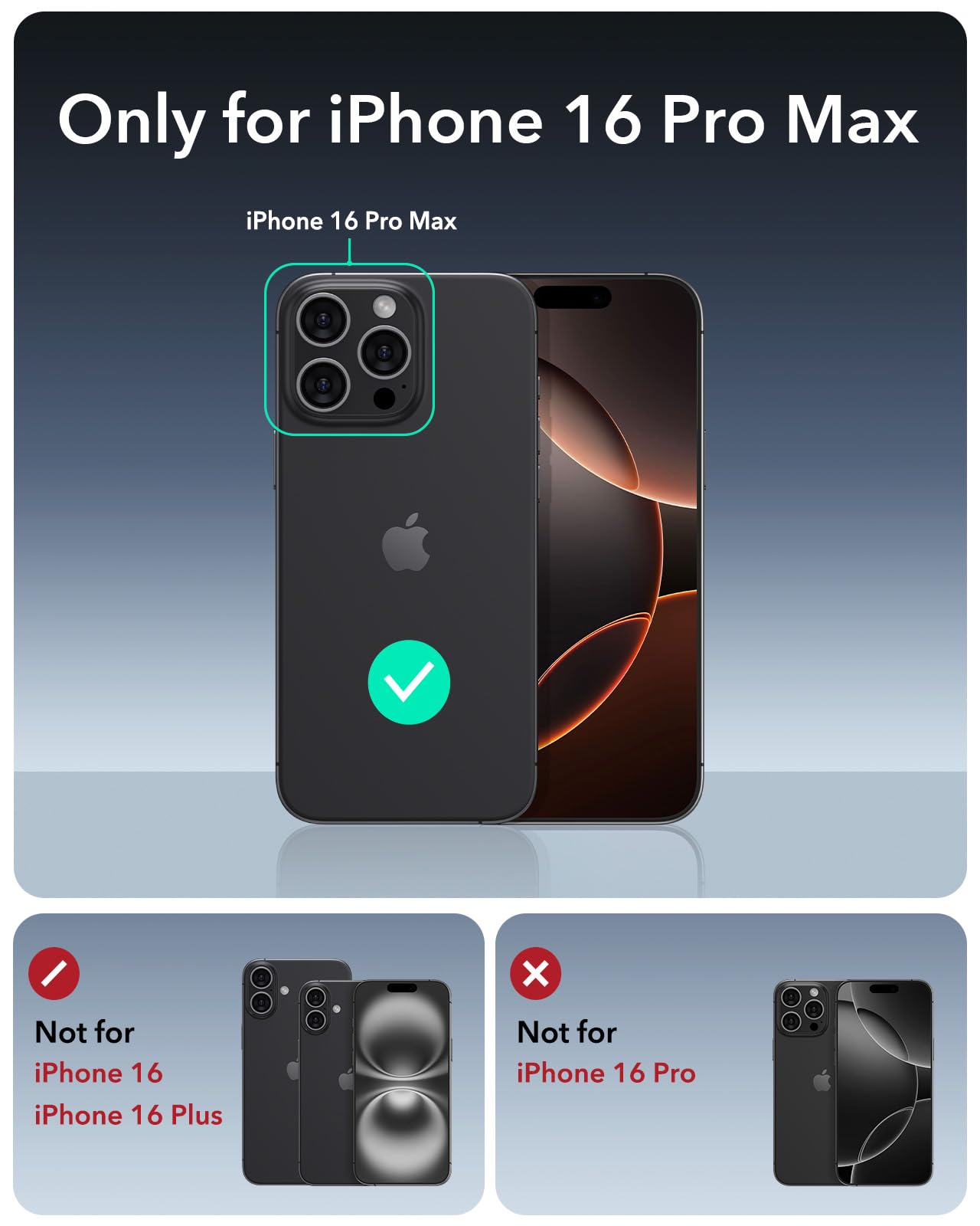 ESR Air Armor Case, Compatible with iPhone 13 Pro Max Case, Military-Grade Drop Protection, Shock-Absorbing Corners, Yellowing-Resistant Hard Back, Scratch Resistant, Clear