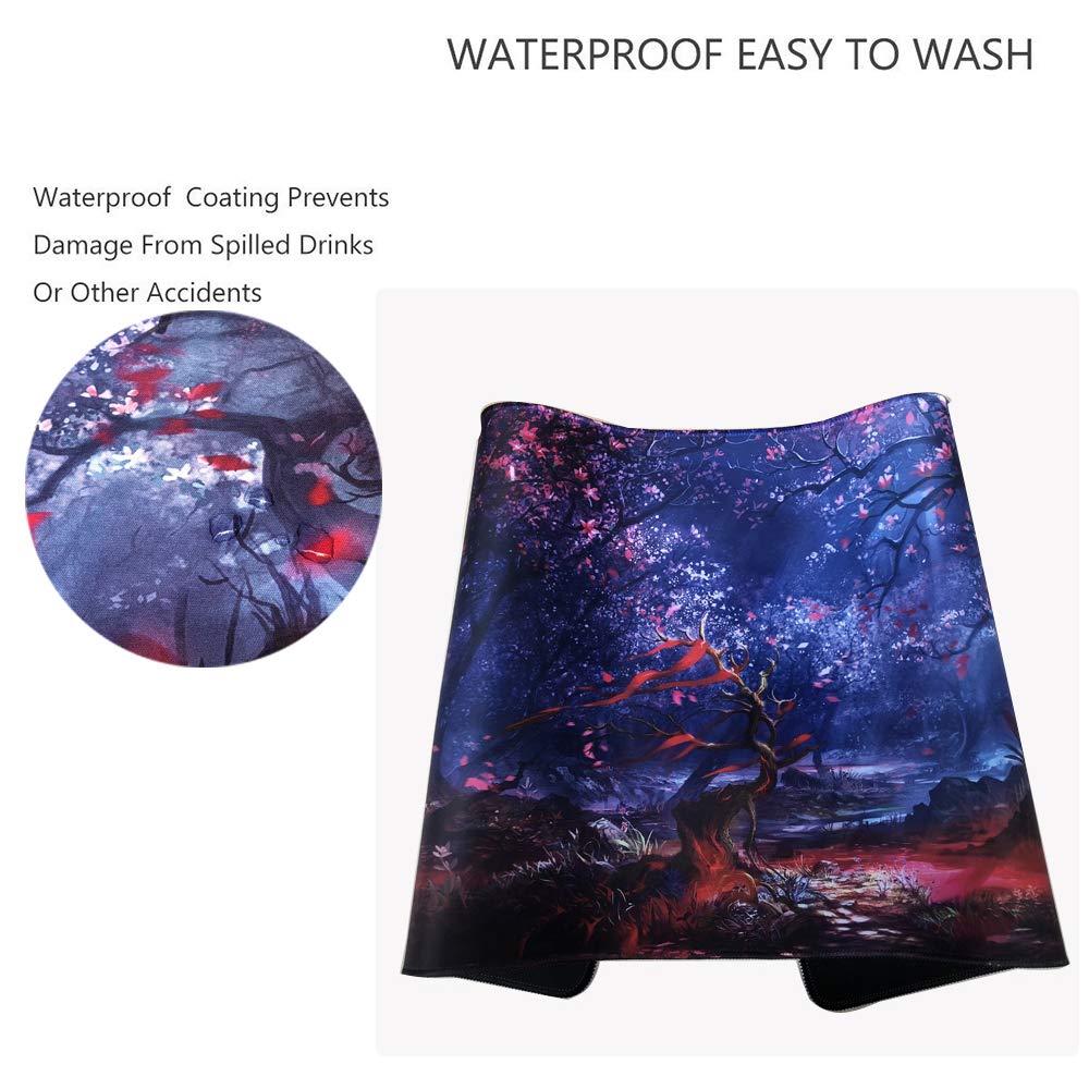 XXL Professional Large Mouse Pad & Computer Game Mouse Mat (35.4x15.7x0.1IN, Map) (90 * 40 Map)