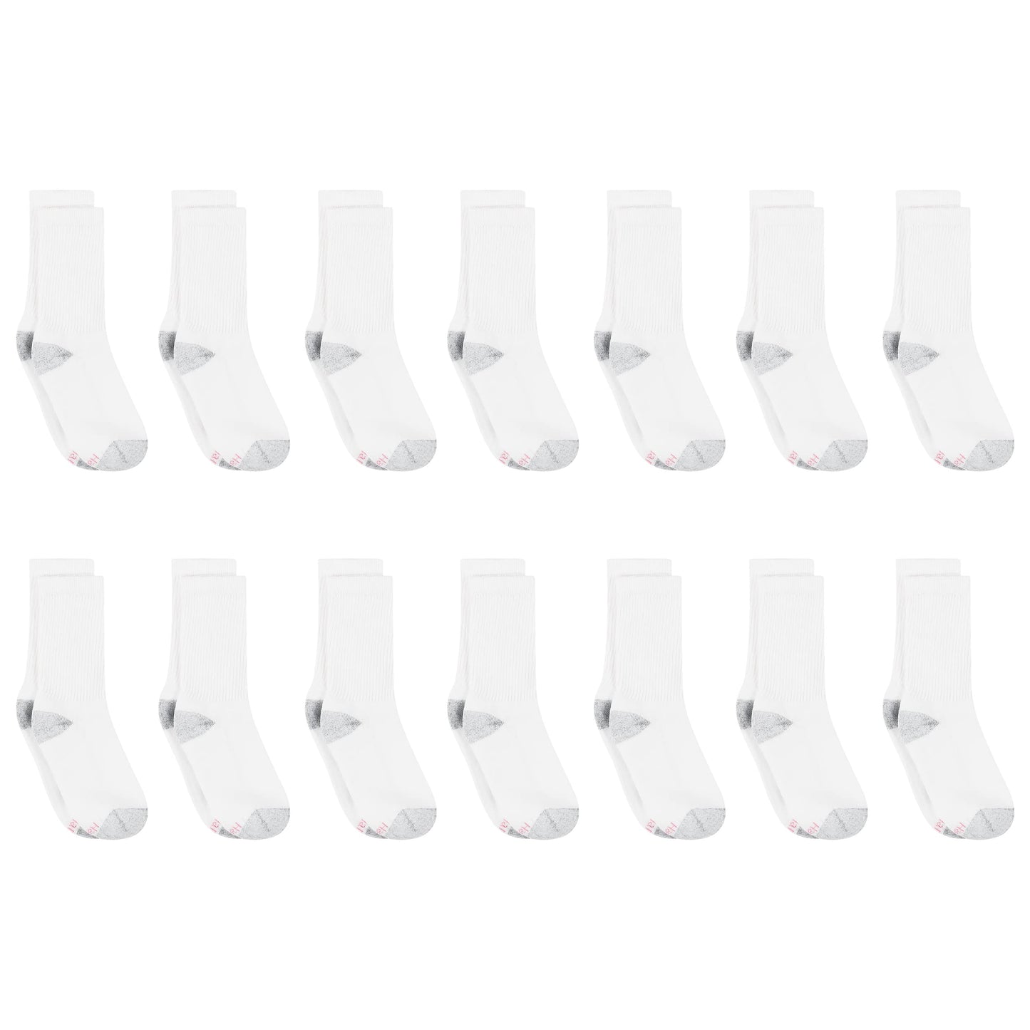 Hanes Women's Soft Moisture-Wicking Crew Socks, Multipack