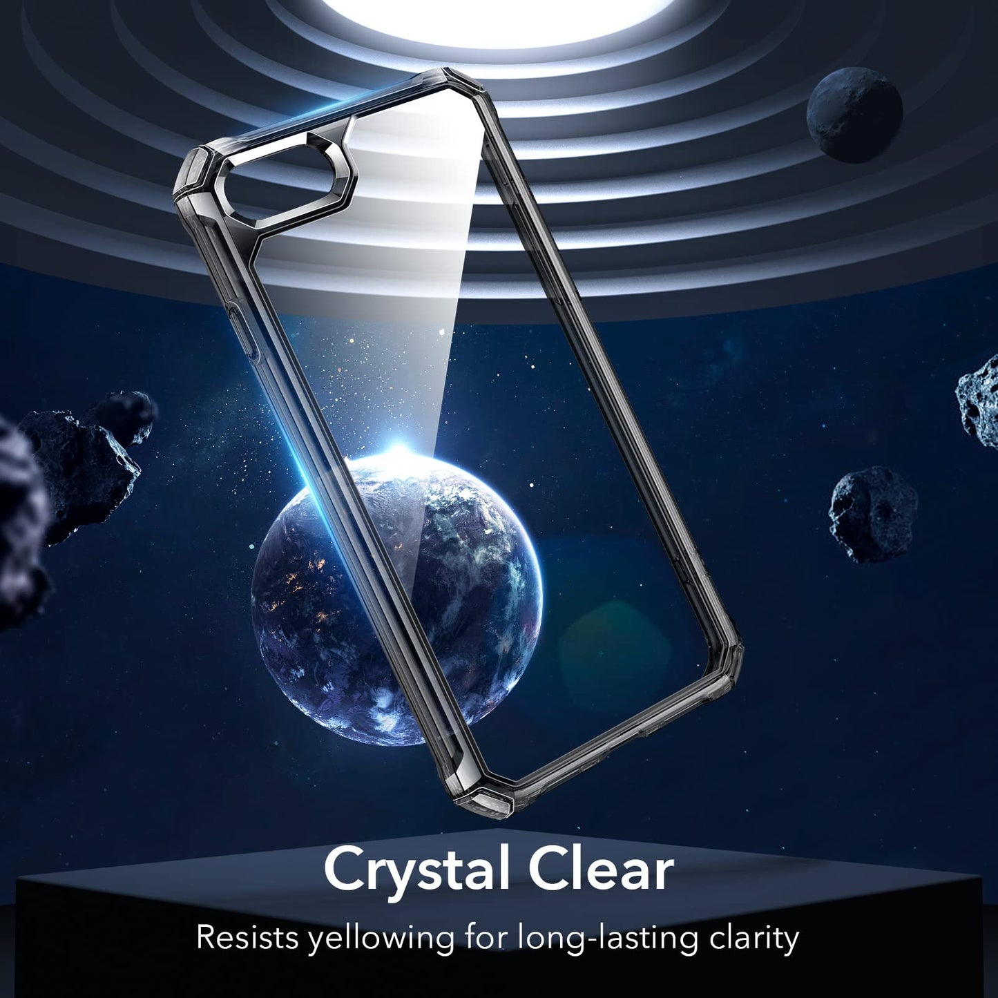 ESR Air Armor Case, Compatible with iPhone 13 Pro Max Case, Military-Grade Drop Protection, Shock-Absorbing Corners, Yellowing-Resistant Hard Back, Scratch Resistant, Clear