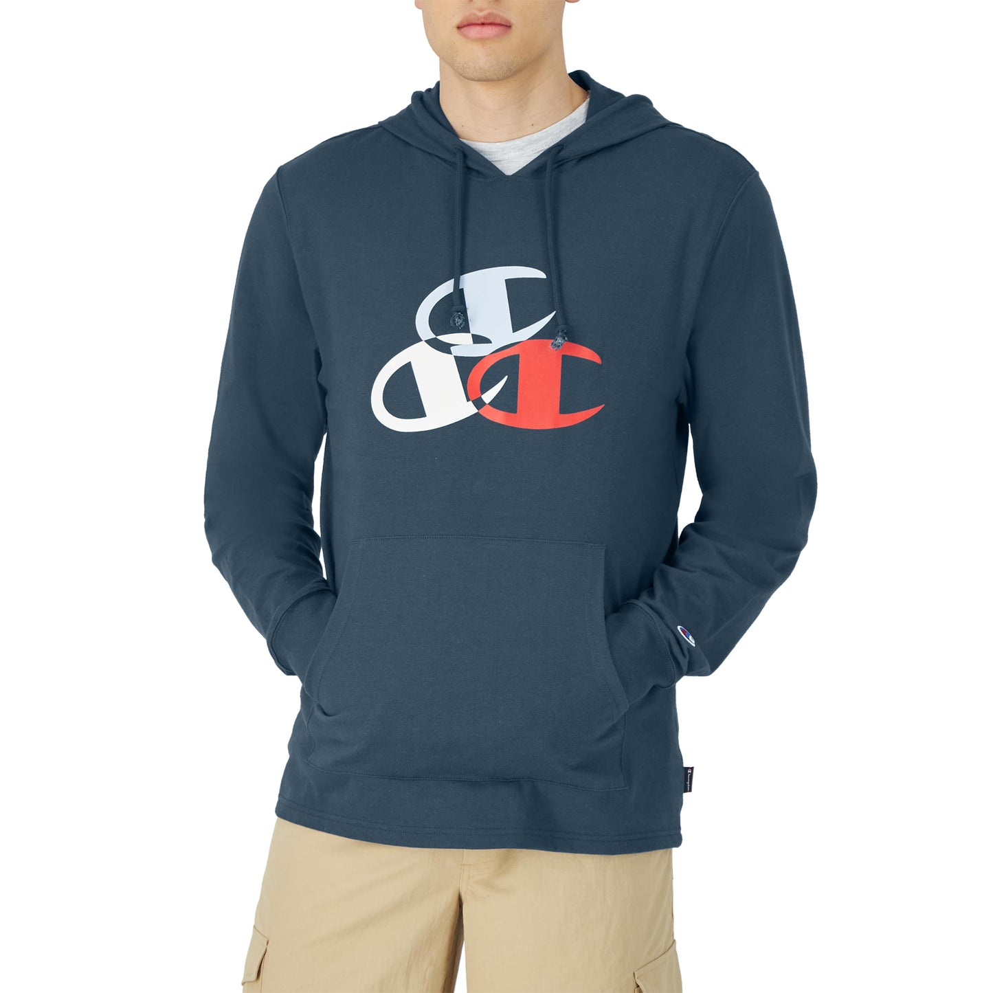 Champion Men's Hoodie, Midweight T-shirt Hoodie, Soft and Comfortable T-shirt Hoodie for Men