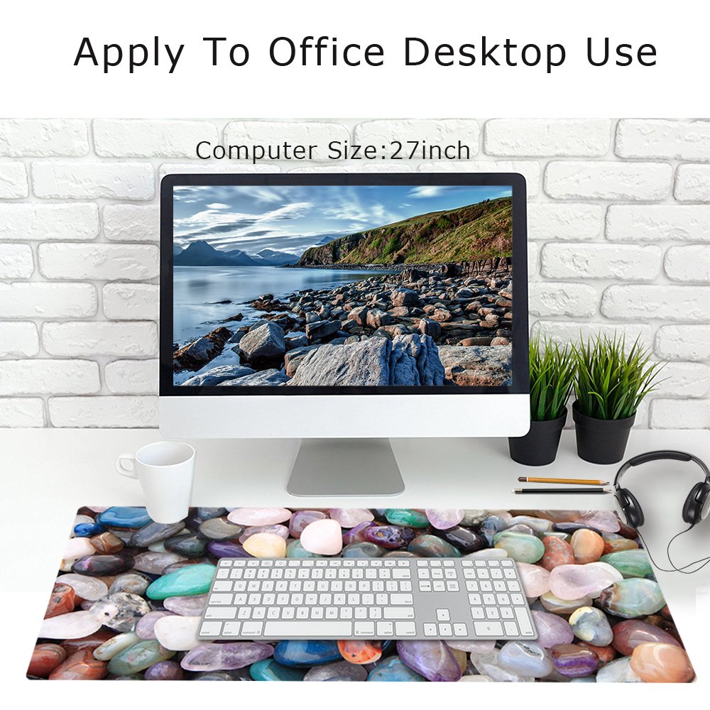 XXL Professional Large Mouse Pad & Computer Game Mouse Mat (35.4x15.7x0.1IN, Map) (90 * 40 Map)