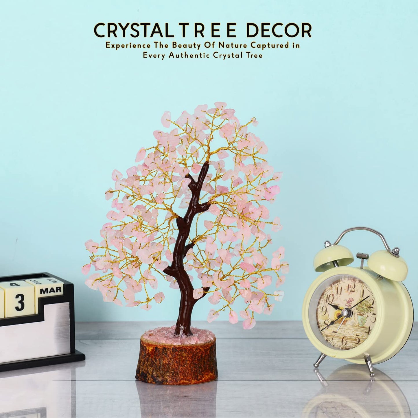 Seven Chakra Tree - Crystal Tree for Postive Energy - 7 Chakra Tree Of Life - Chakra Tree - Feng Shui Energy Crystals - Gemstone Tree - Fengshui Decor - Crystal Gifts - Housewarming Gift for Women