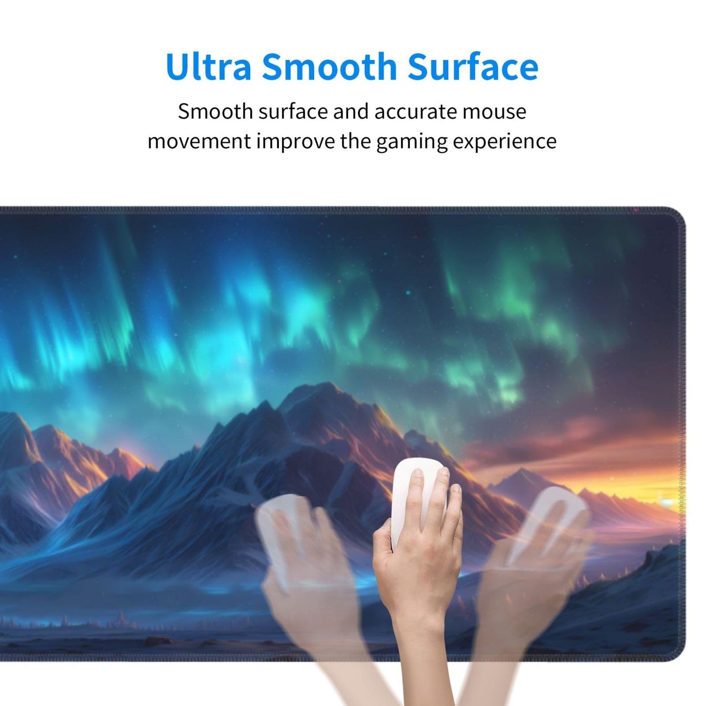 Japanese Mouse Pad, Large Japanese Desk Mat, XL Anime Gaming Keyboard Mat, Non-Slip Rubber Base, Big Extended Desk Protector for Home Office, 31.5”x11.8”