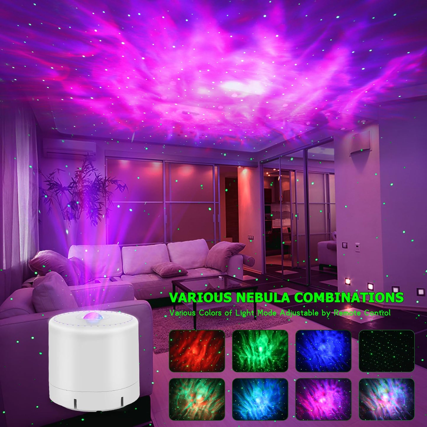 Galaxy Projector,Star Projector with Timer and Remote Control for Adults Bedroom Decoration, Valentine's Day, Party, Birthday,Star Night Light