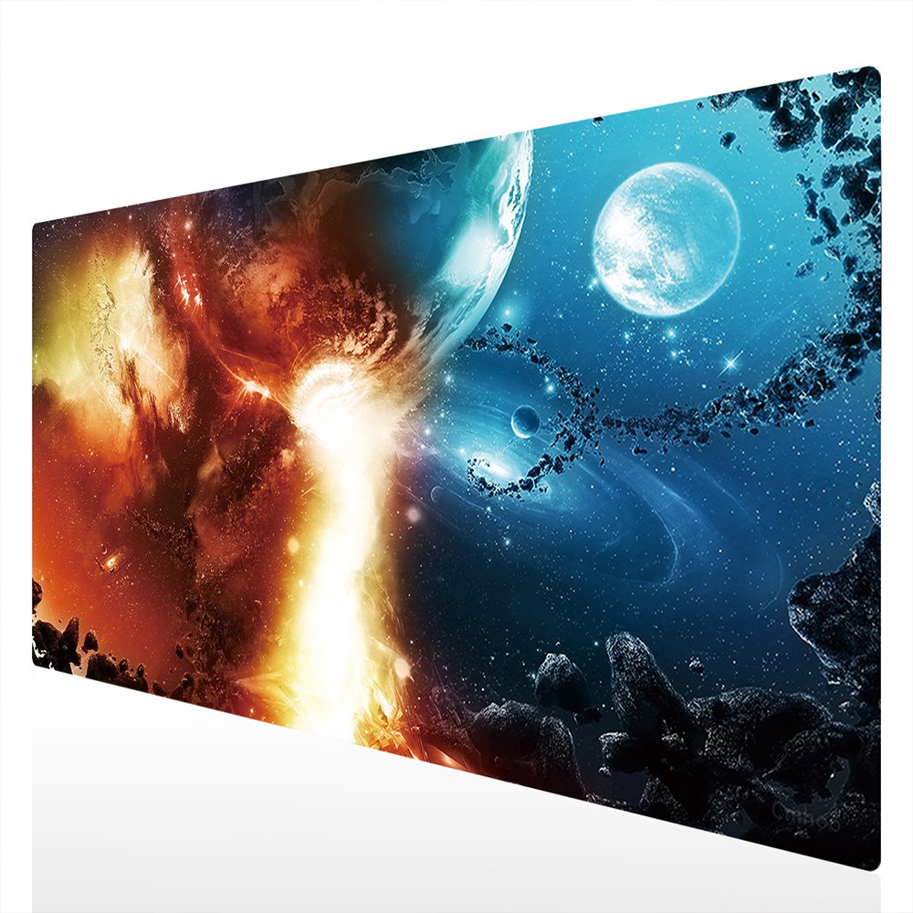 XXL Professional Large Mouse Pad & Computer Game Mouse Mat (35.4x15.7x0.1IN, Map) (90 * 40 Map)