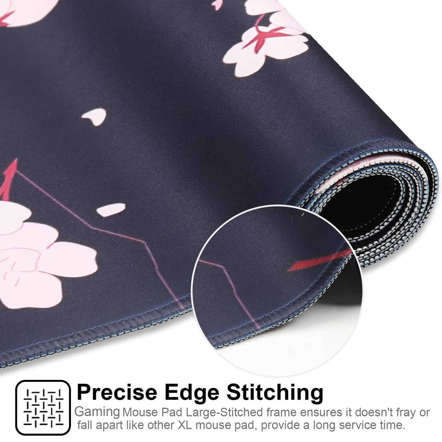 XXL Professional Large Mouse Pad & Computer Game Mouse Mat (35.4x15.7x0.1IN, Map) (90 * 40 Map)