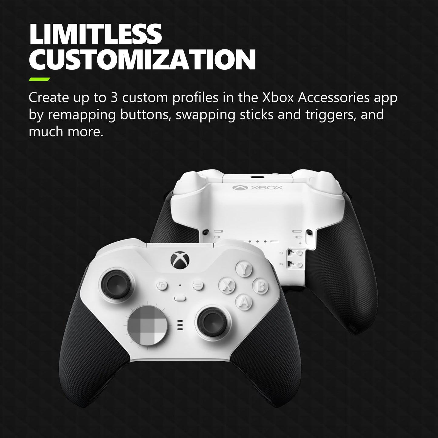 Xbox Elite Series 2 Core Wireless Gaming Controller – Black – Xbox Series X|S, Xbox One, Windows PC, Android, and iOS