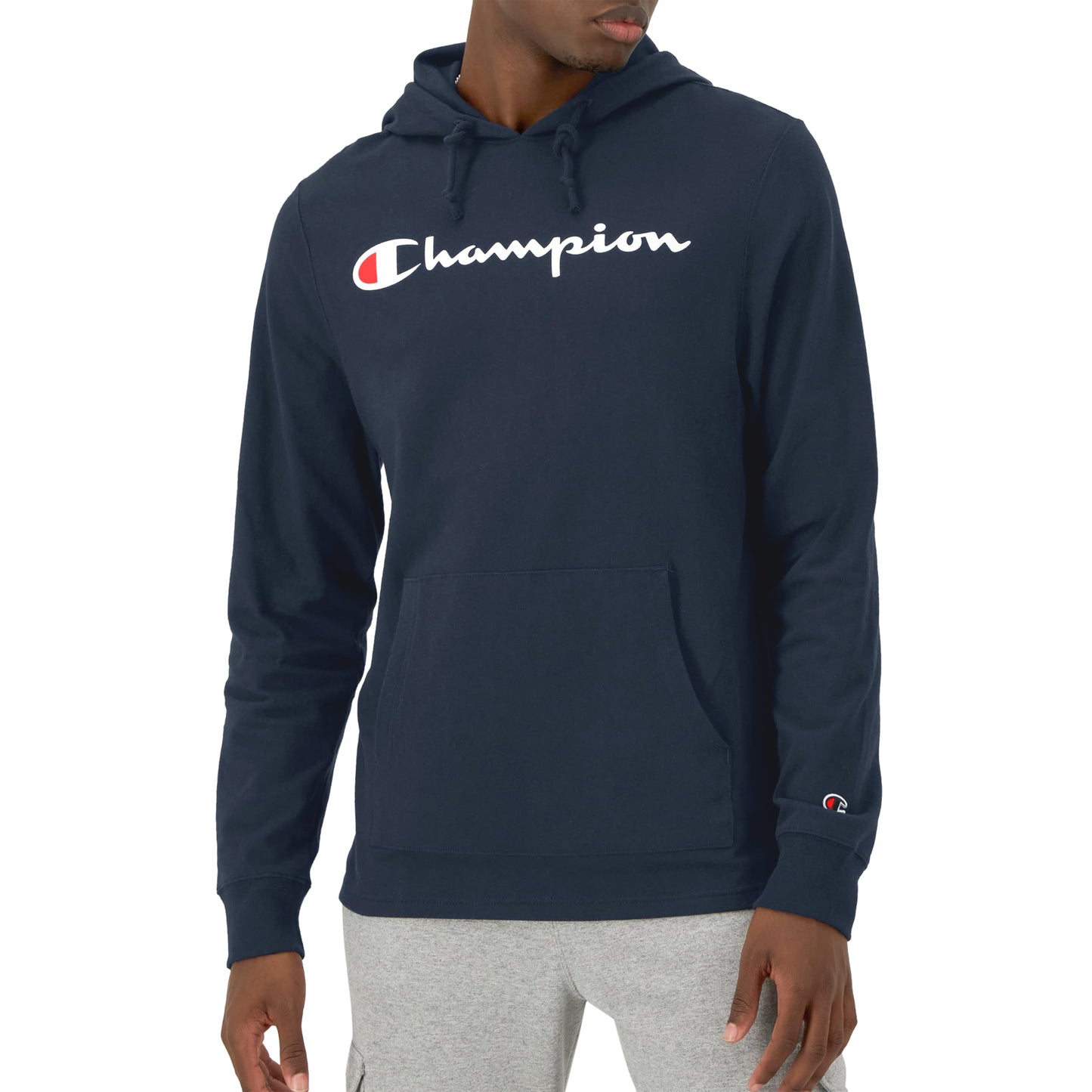 Champion Men's Hoodie, Midweight T-shirt Hoodie, Soft and Comfortable T-shirt Hoodie for Men