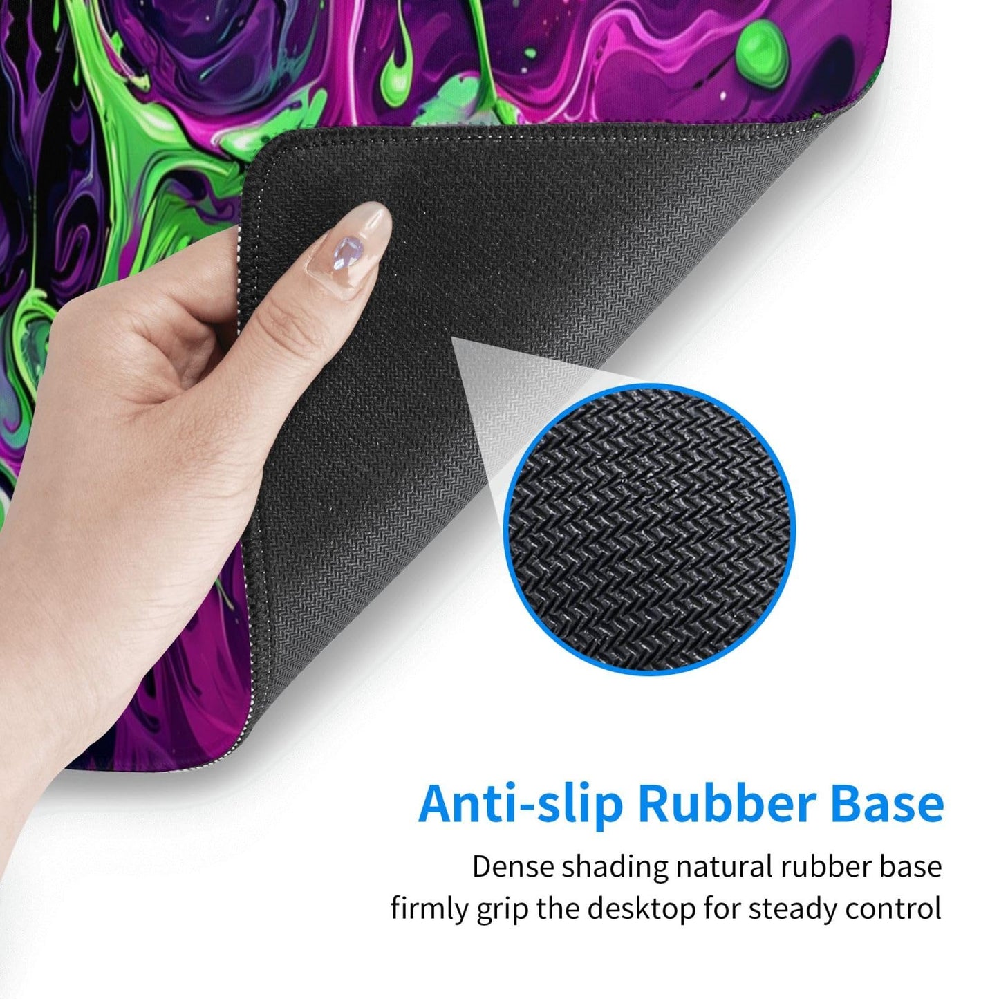 Japanese Mouse Pad, Large Japanese Desk Mat, XL Anime Gaming Keyboard Mat, Non-Slip Rubber Base, Big Extended Desk Protector for Home Office, 31.5”x11.8”