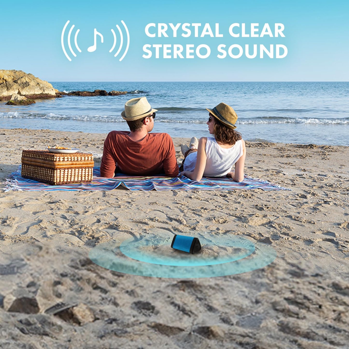 OontZ Angle 3 Bluetooth 5.4 Speaker, up to 100 ft Wireless Range, up to 24 Hrs Playtime, Portable Small Speaker for iPhone, Android Phones, Crystal Clear Sound, IPX5 Portable Bluetooth Speaker, Black