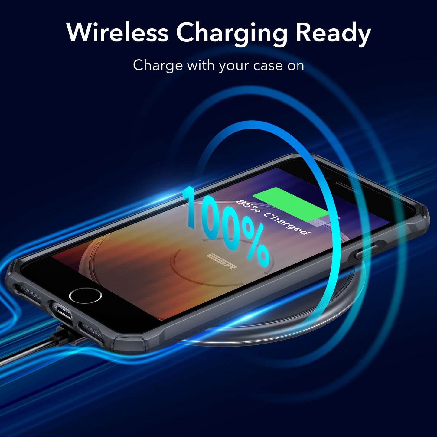 ESR Air Armor Case, Compatible with iPhone 13 Pro Max Case, Military-Grade Drop Protection, Shock-Absorbing Corners, Yellowing-Resistant Hard Back, Scratch Resistant, Clear