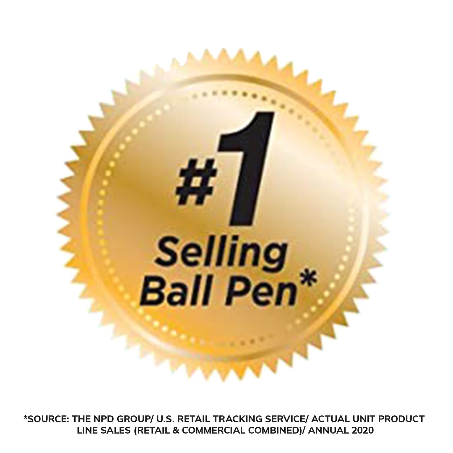 BIC Round Stic Xtra Life Ball Point Pen; Black 36 Pack