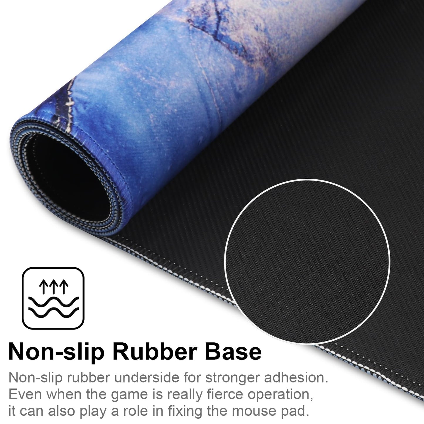 XXL Professional Large Mouse Pad & Computer Game Mouse Mat (35.4x15.7x0.1IN, Map) (90 * 40 Map)