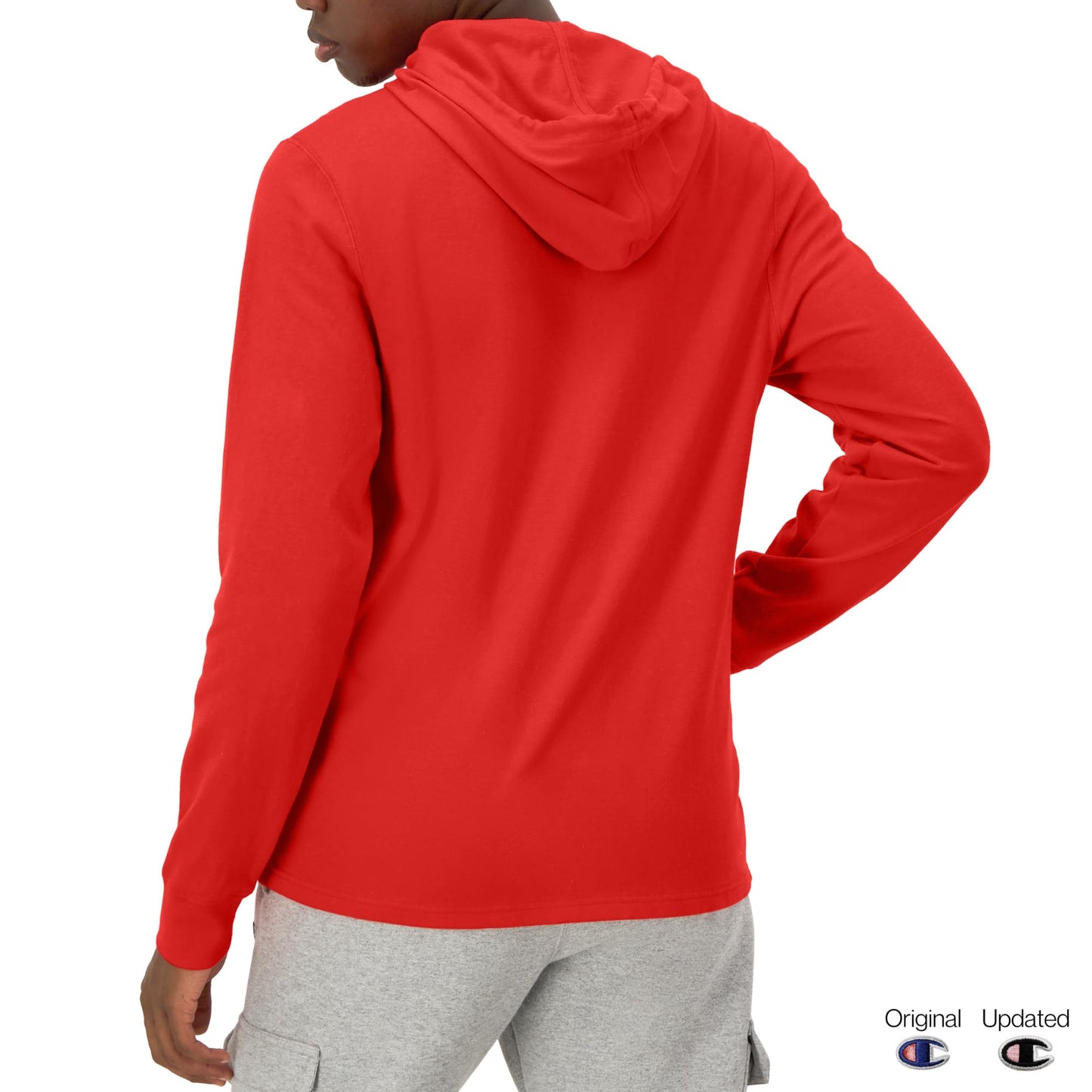 Champion Men's Hoodie, Midweight T-shirt Hoodie, Soft and Comfortable T-shirt Hoodie for Men