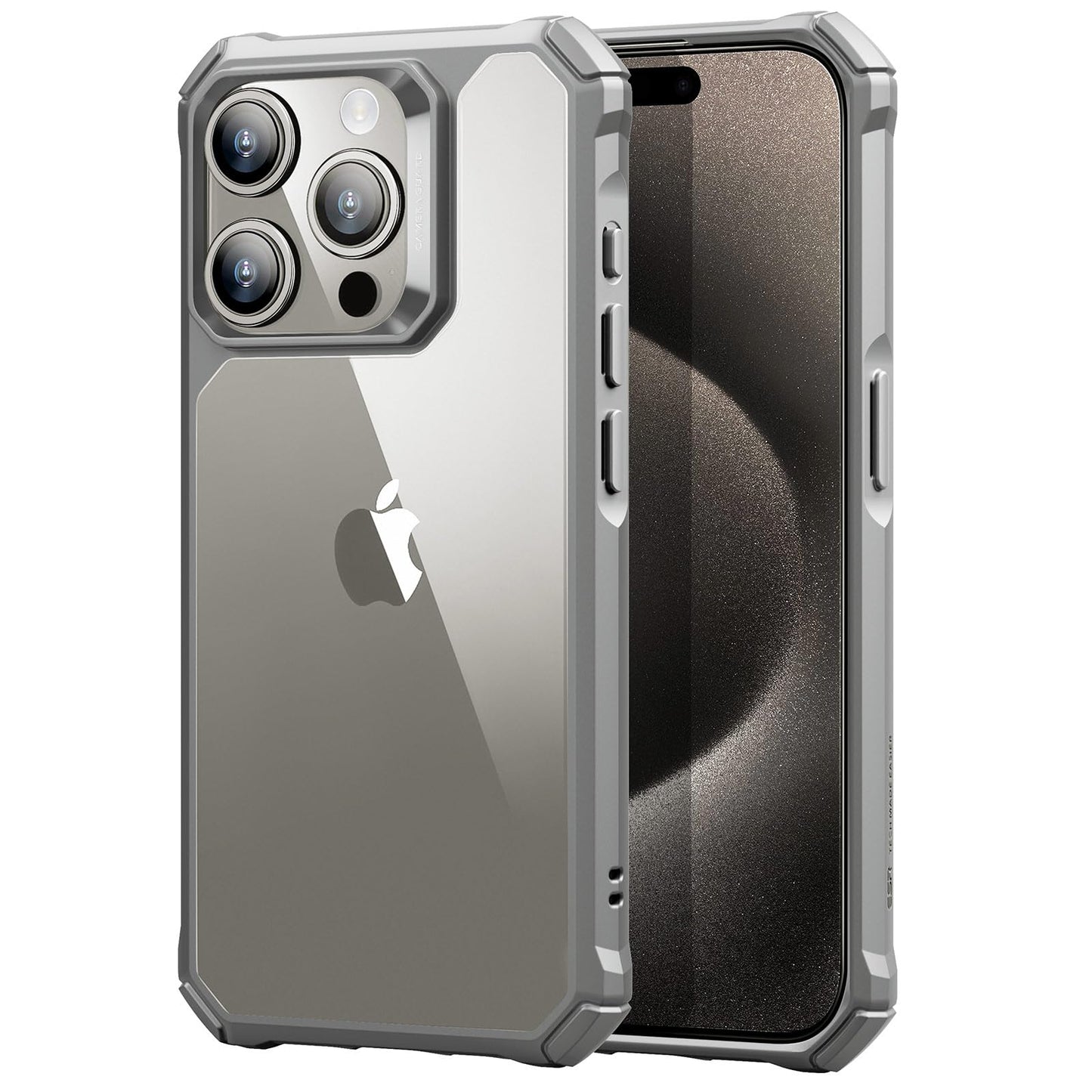 ESR Air Armor Case, Compatible with iPhone 13 Pro Max Case, Military-Grade Drop Protection, Shock-Absorbing Corners, Yellowing-Resistant Hard Back, Scratch Resistant, Clear