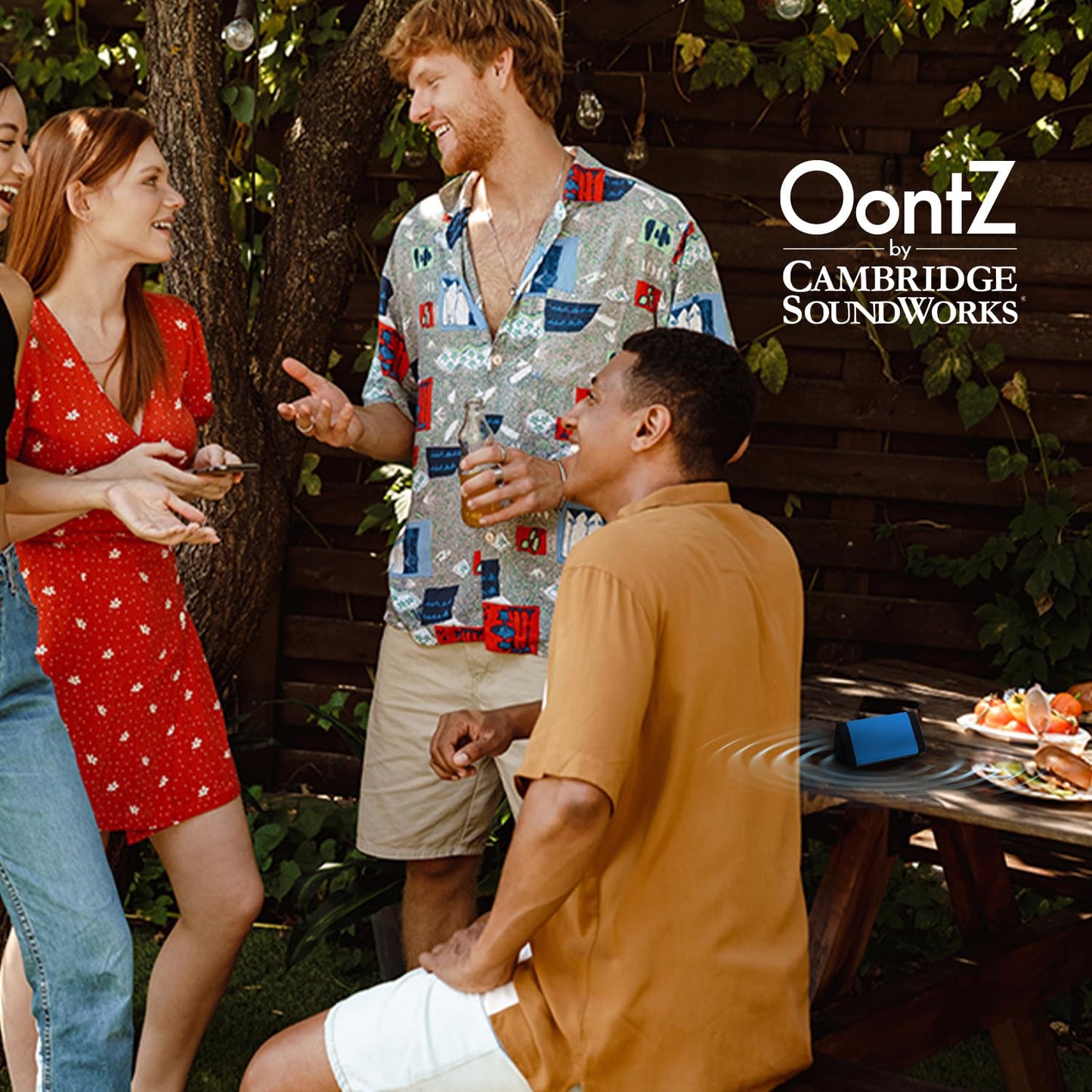 OontZ Angle 3 Bluetooth 5.4 Speaker, up to 100 ft Wireless Range, up to 24 Hrs Playtime, Portable Small Speaker for iPhone, Android Phones, Crystal Clear Sound, IPX5 Portable Bluetooth Speaker, Black
