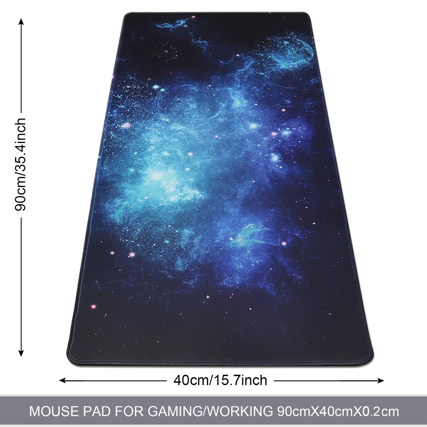 XXL Professional Large Mouse Pad & Computer Game Mouse Mat (35.4x15.7x0.1IN, Map) (90 * 40 Map)