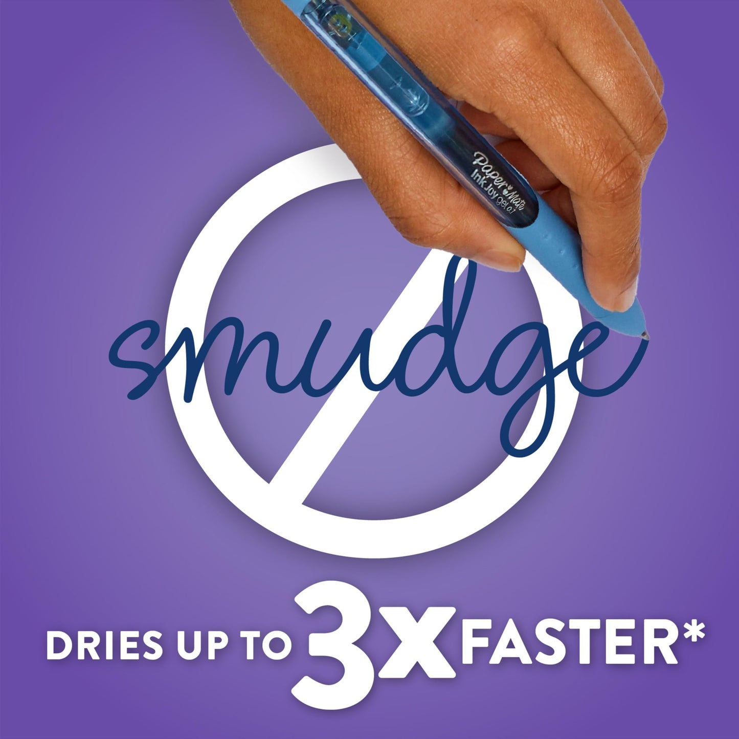 Paper Mate InkJoy Black Gel Pens, Medium Point (0.7 mm), Comfort Grip, 10 Count, Fast Dry Ink, Ideal for Smooth Writing