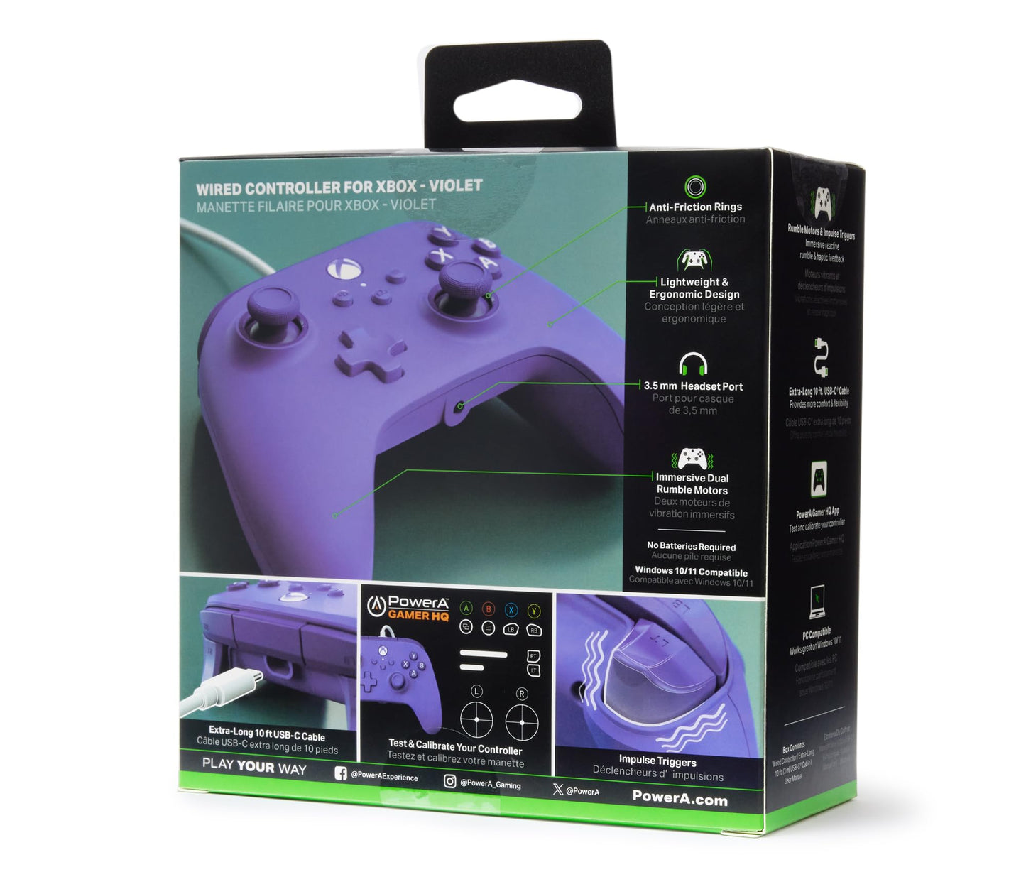PowerA Wired Controller For Xbox Series X|S - Black, Gamepad, Video Game Controller Works with Xbox One