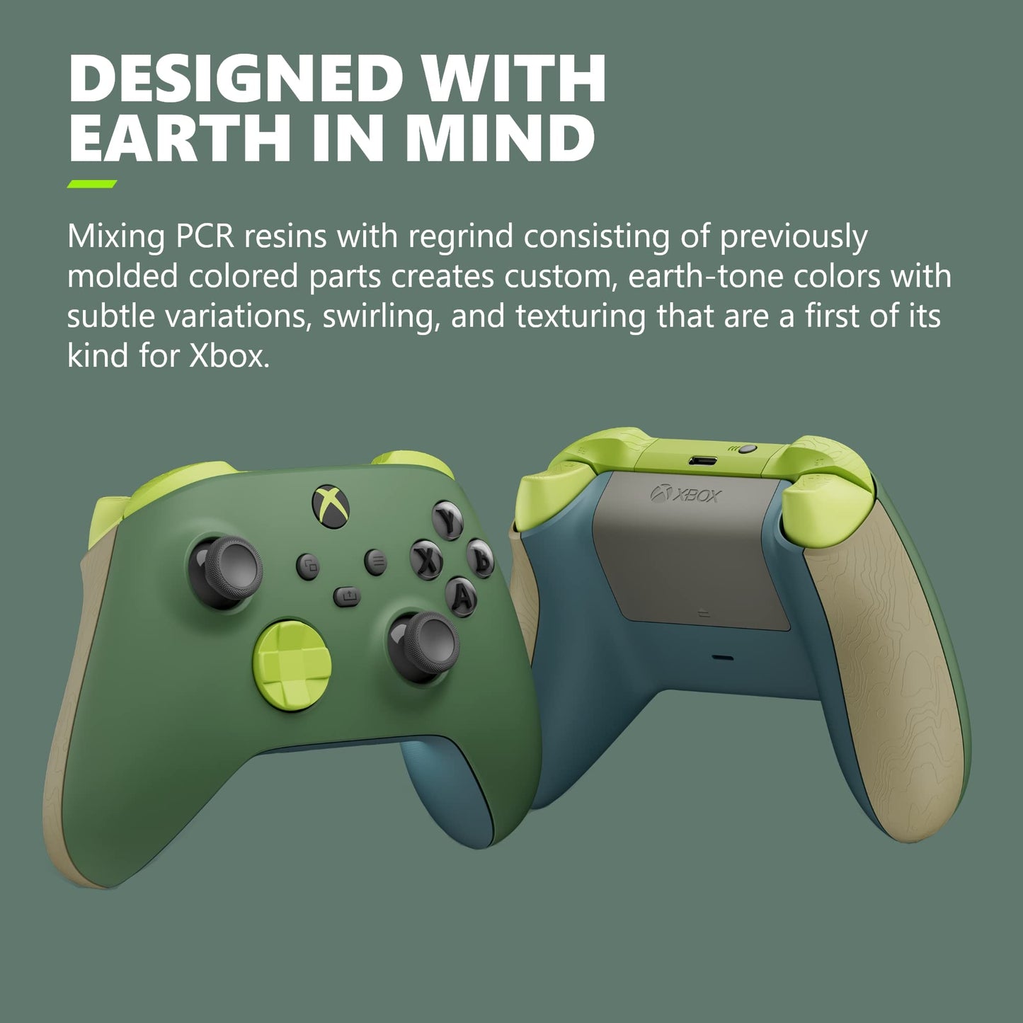 Xbox Special Edition Wireless Gaming Controller – Mineral Camo – Xbox Series X|S, Xbox One, Windows PC, Android, and iOS