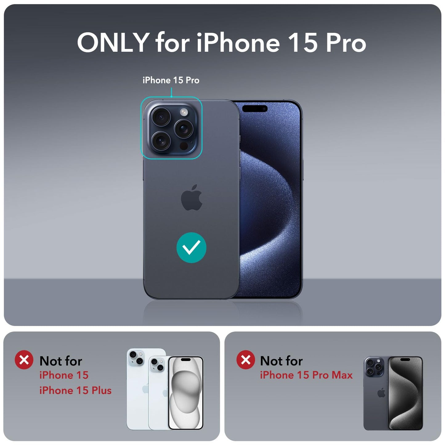 ESR Air Armor Case, Compatible with iPhone 13 Pro Max Case, Military-Grade Drop Protection, Shock-Absorbing Corners, Yellowing-Resistant Hard Back, Scratch Resistant, Clear