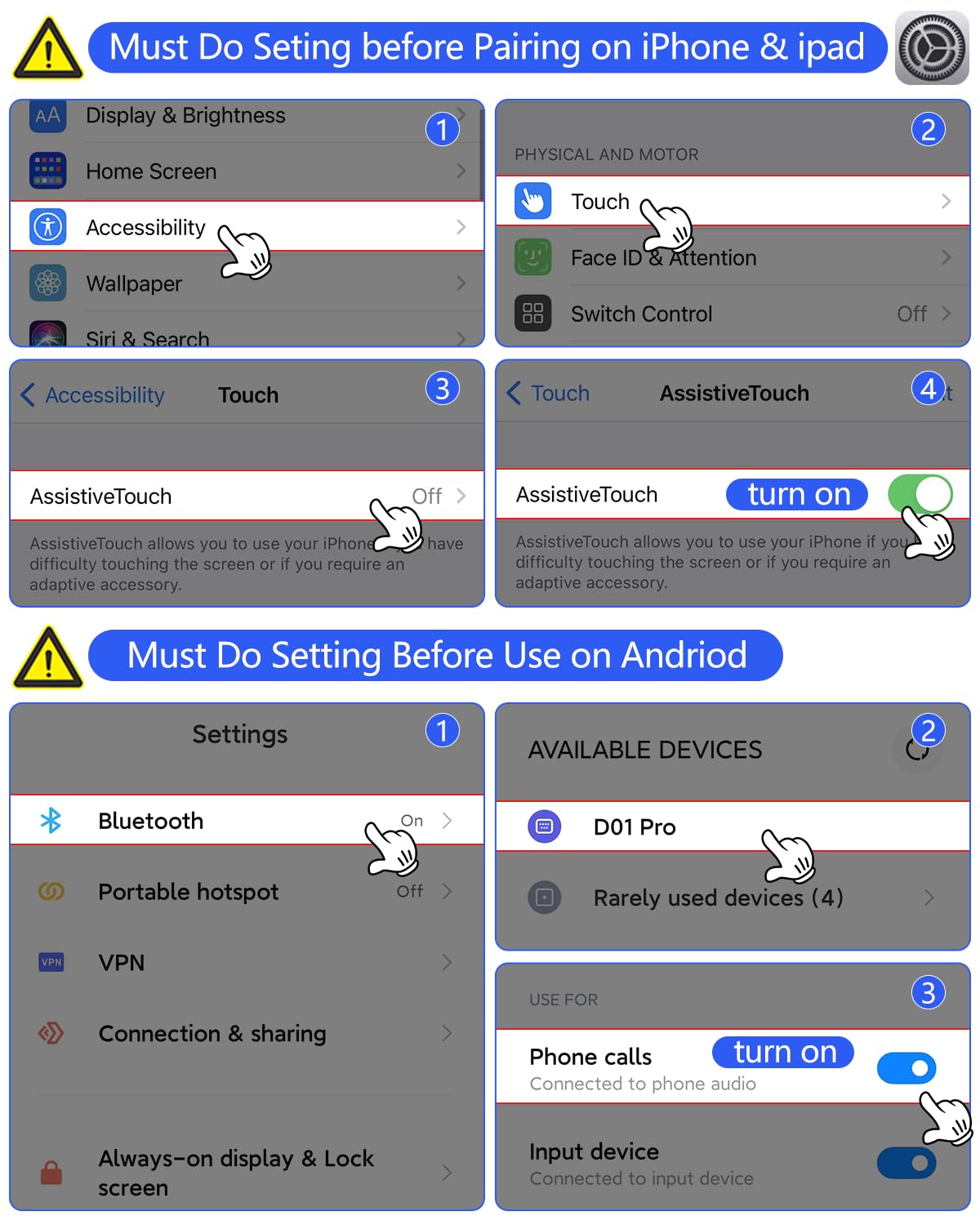 TikTok Scrolling Ring, TIK Tok Bluetooth Remote Control, Kindle APP Page Turner with Carrying Case, Camera Photo Clicker for iPhone, iPad, iOS, Android-Black…