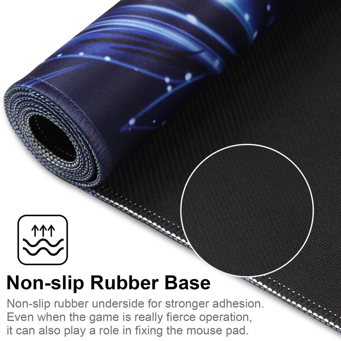 XXL Professional Large Mouse Pad & Computer Game Mouse Mat (35.4x15.7x0.1IN, Map) (90 * 40 Map)