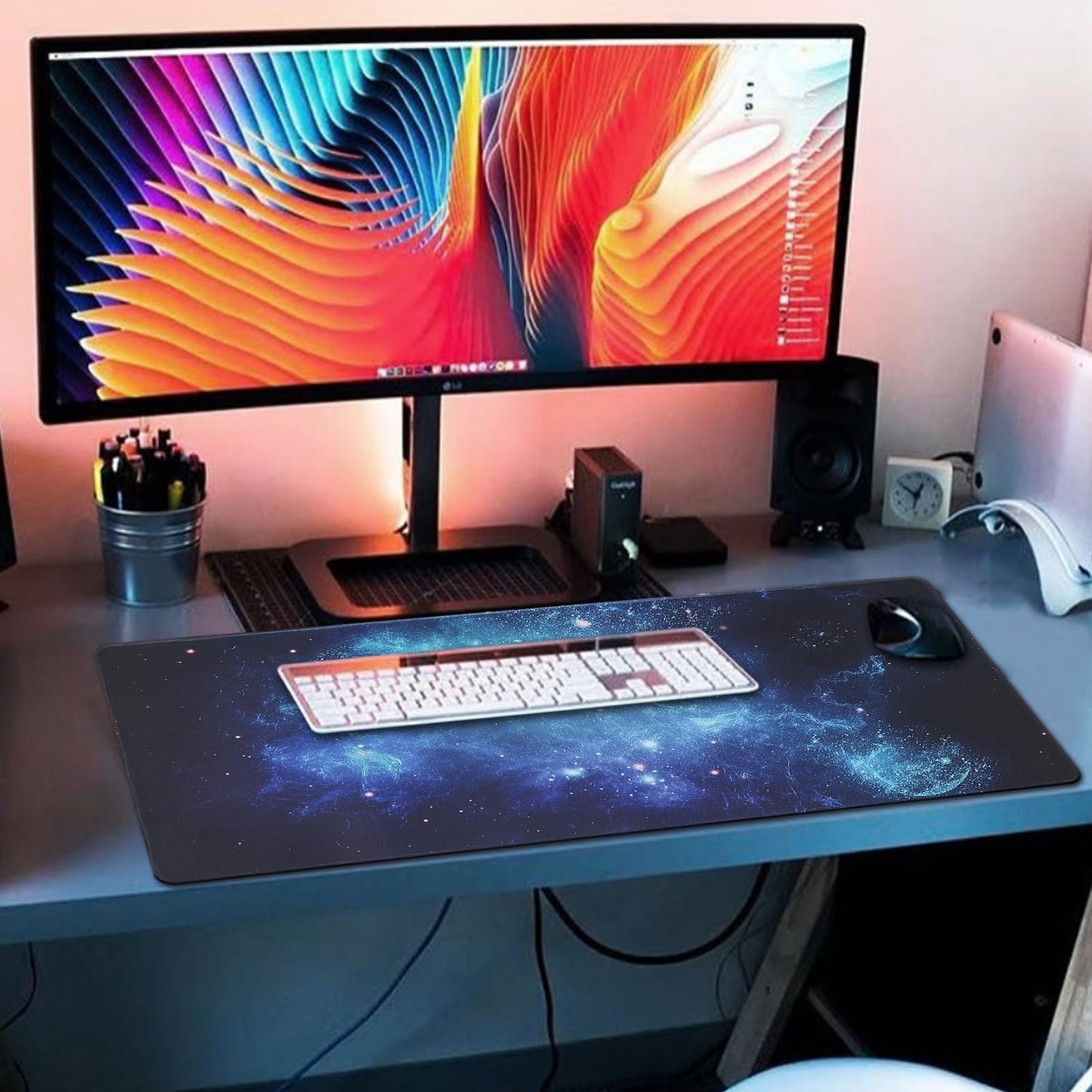 XXL Professional Large Mouse Pad & Computer Game Mouse Mat (35.4x15.7x0.1IN, Map) (90 * 40 Map)