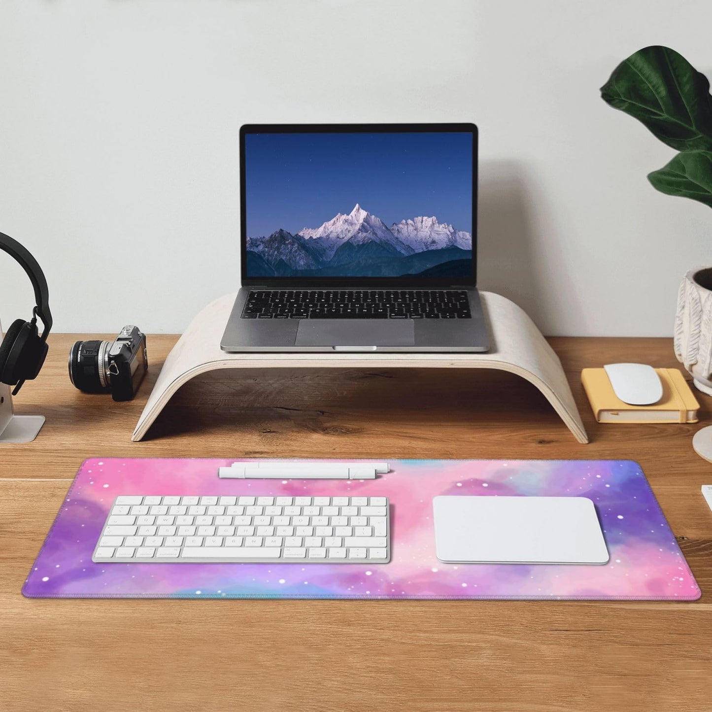 Japanese Mouse Pad, Large Japanese Desk Mat, XL Anime Gaming Keyboard Mat, Non-Slip Rubber Base, Big Extended Desk Protector for Home Office, 31.5”x11.8”