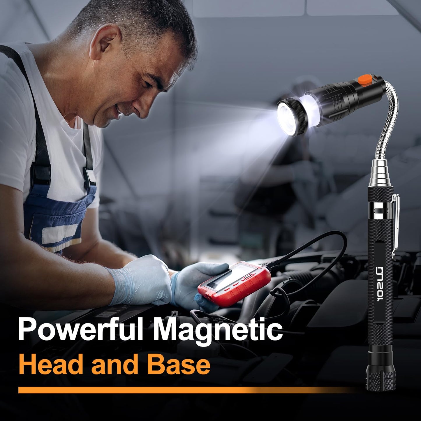 Dusor Stocking Stuffers for Adults Men, Gifts for Men Magnetic Pickup Tool, White Elephant Gifts for Dad Him, Mens Gifts for Christmas, Dad Gifts for Men Who Have Everything Cool Gadgets Tools for Men