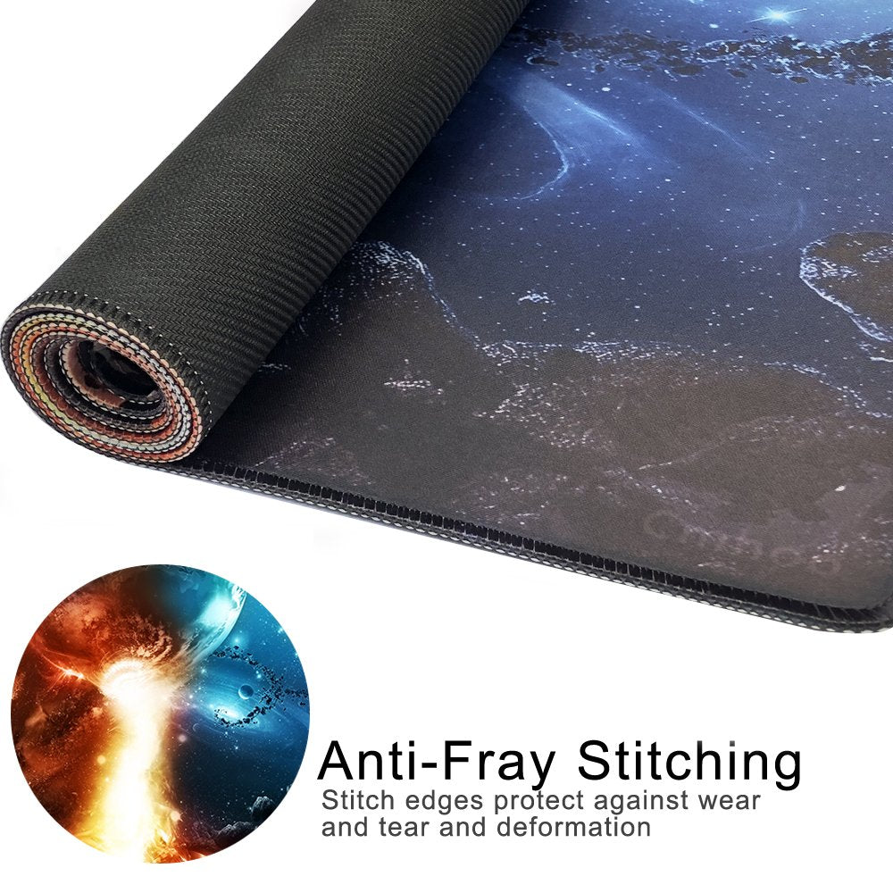 XXL Professional Large Mouse Pad & Computer Game Mouse Mat (35.4x15.7x0.1IN, Map) (90 * 40 Map)