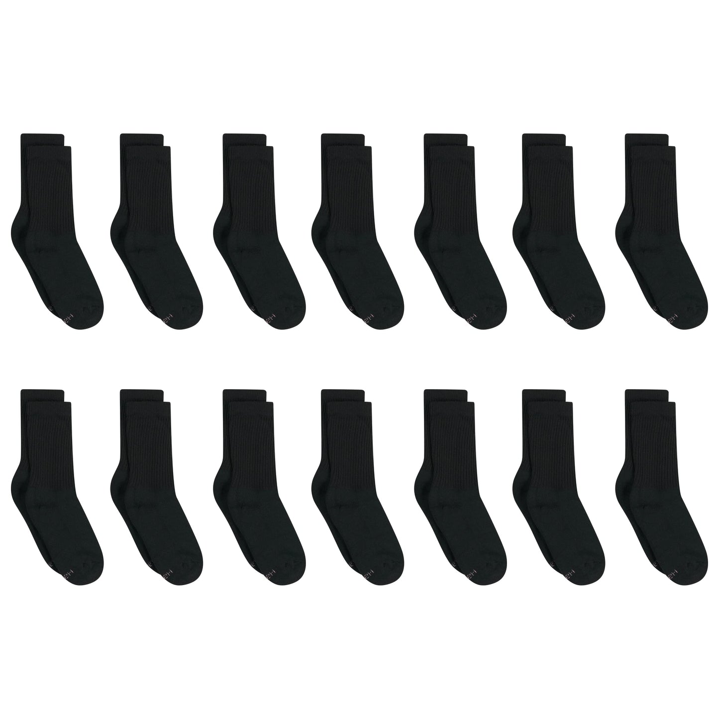 Hanes Women's Soft Moisture-Wicking Crew Socks, Multipack