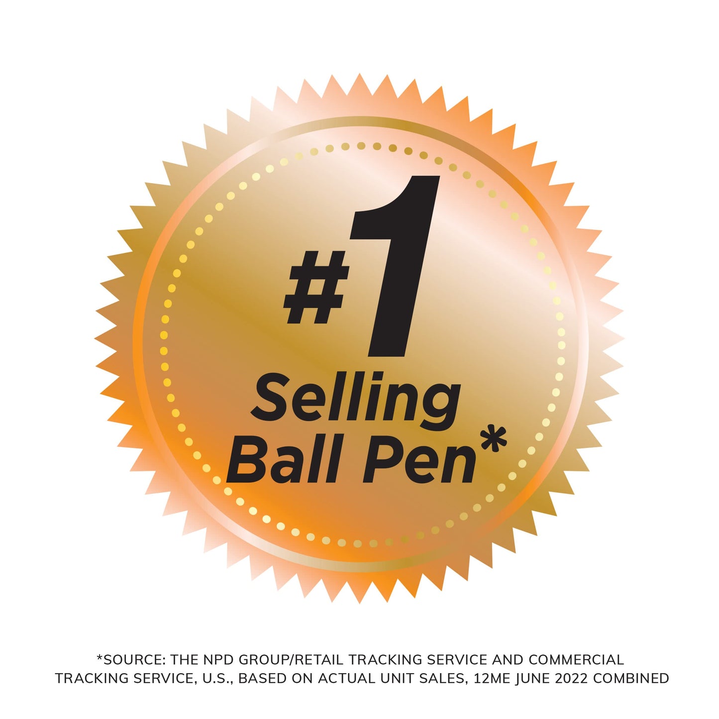BIC Round Stic Xtra Life Black Ballpoint Pens, Medium Point (1.0mm), 144-Count Pack of Bulk Pens, Flexible Round Barrel for Writing Comfort, No. 1 Selling Ballpoint Pens