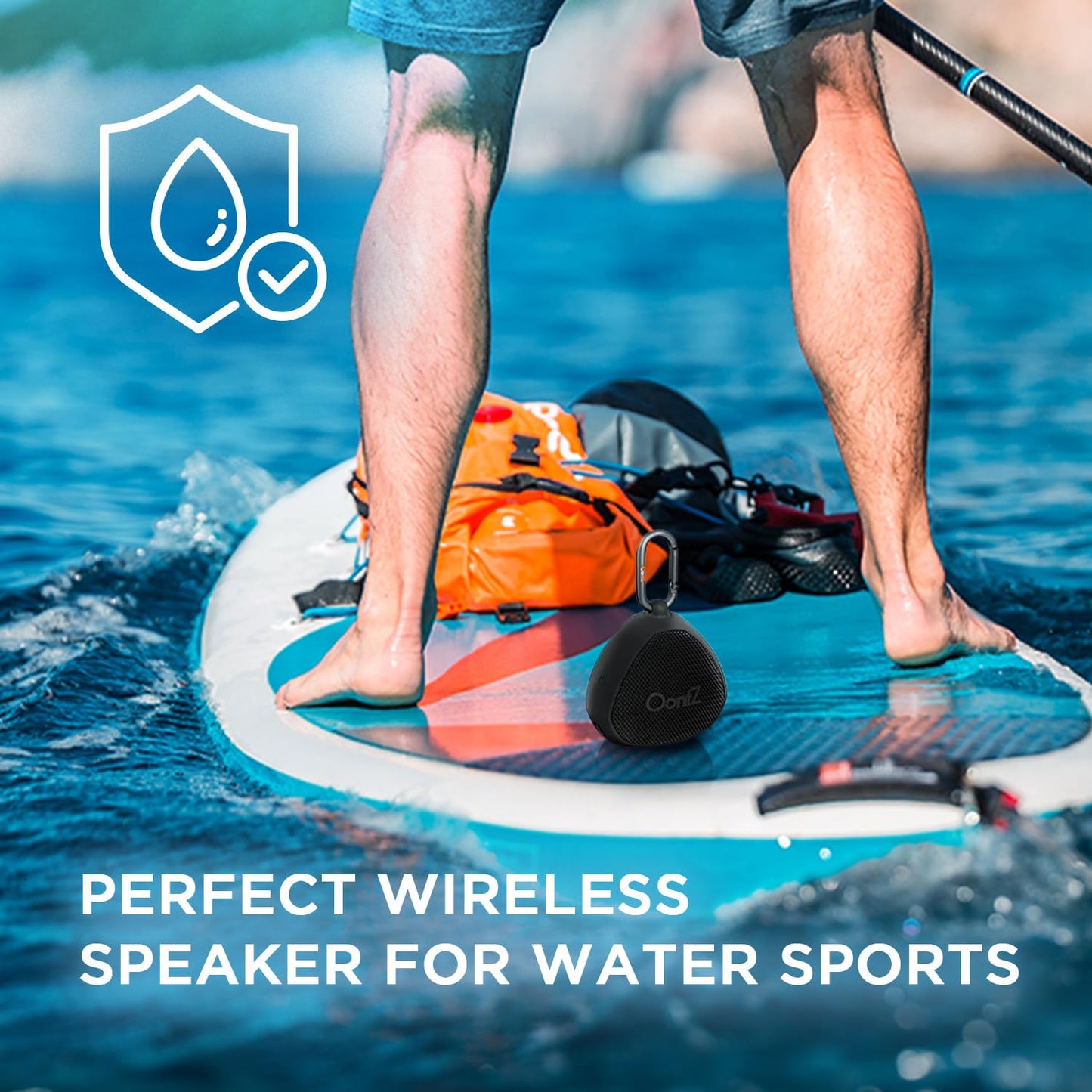 OontZ Angle 3 Bluetooth 5.4 Speaker, up to 100 ft Wireless Range, up to 24 Hrs Playtime, Portable Small Speaker for iPhone, Android Phones, Crystal Clear Sound, IPX5 Portable Bluetooth Speaker, Black