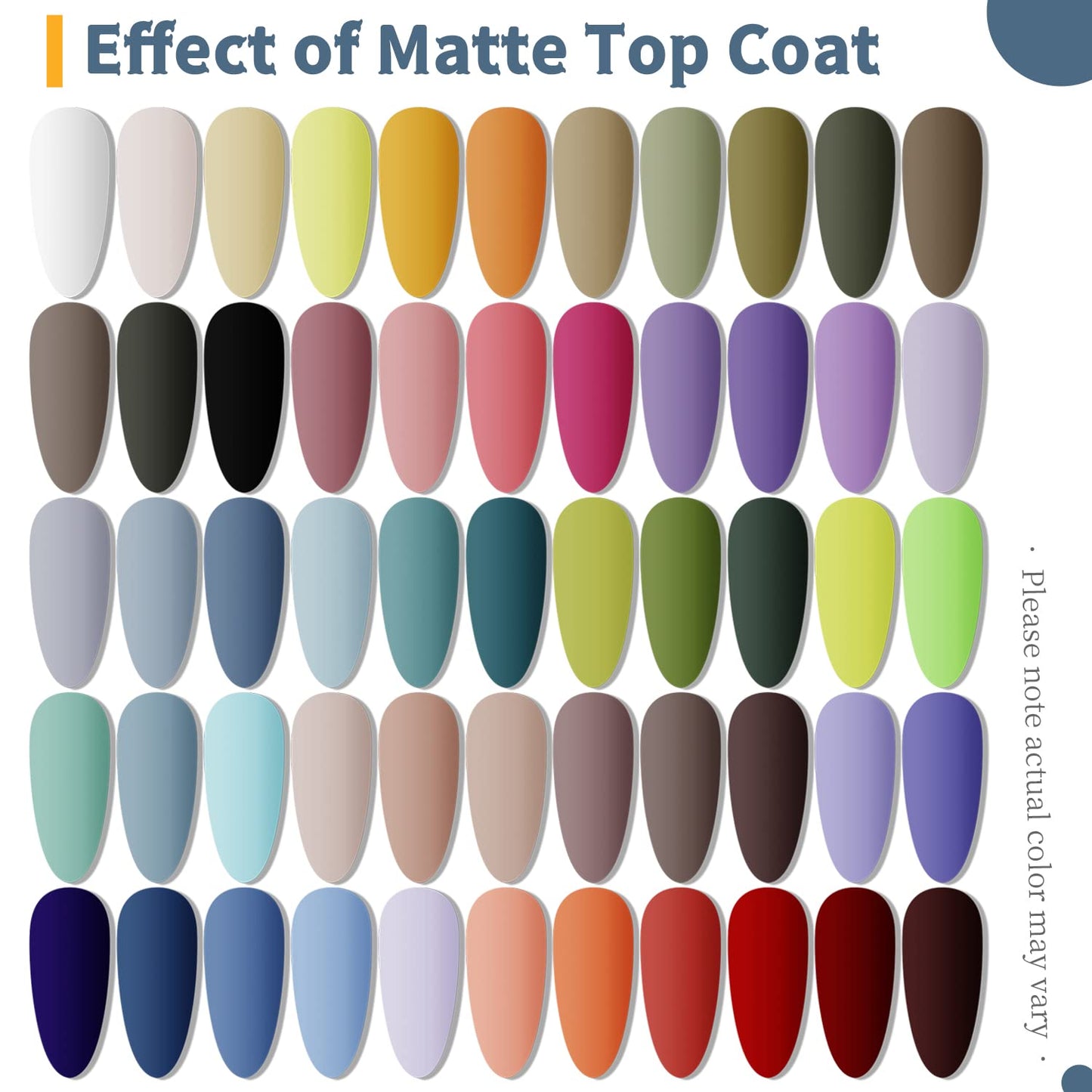 JODSONE 23 PCS Gel Nail Polish Kit with U V Light Popular Color with Durable Base Coat Matte Glossy Top Coat