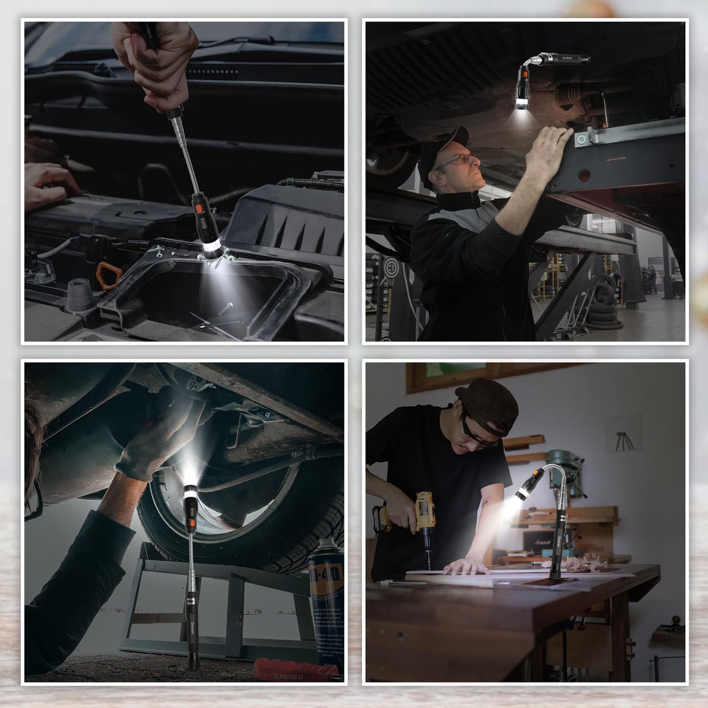 Dusor Stocking Stuffers for Adults Men, Gifts for Men Magnetic Pickup Tool, White Elephant Gifts for Dad Him, Mens Gifts for Christmas, Dad Gifts for Men Who Have Everything Cool Gadgets Tools for Men