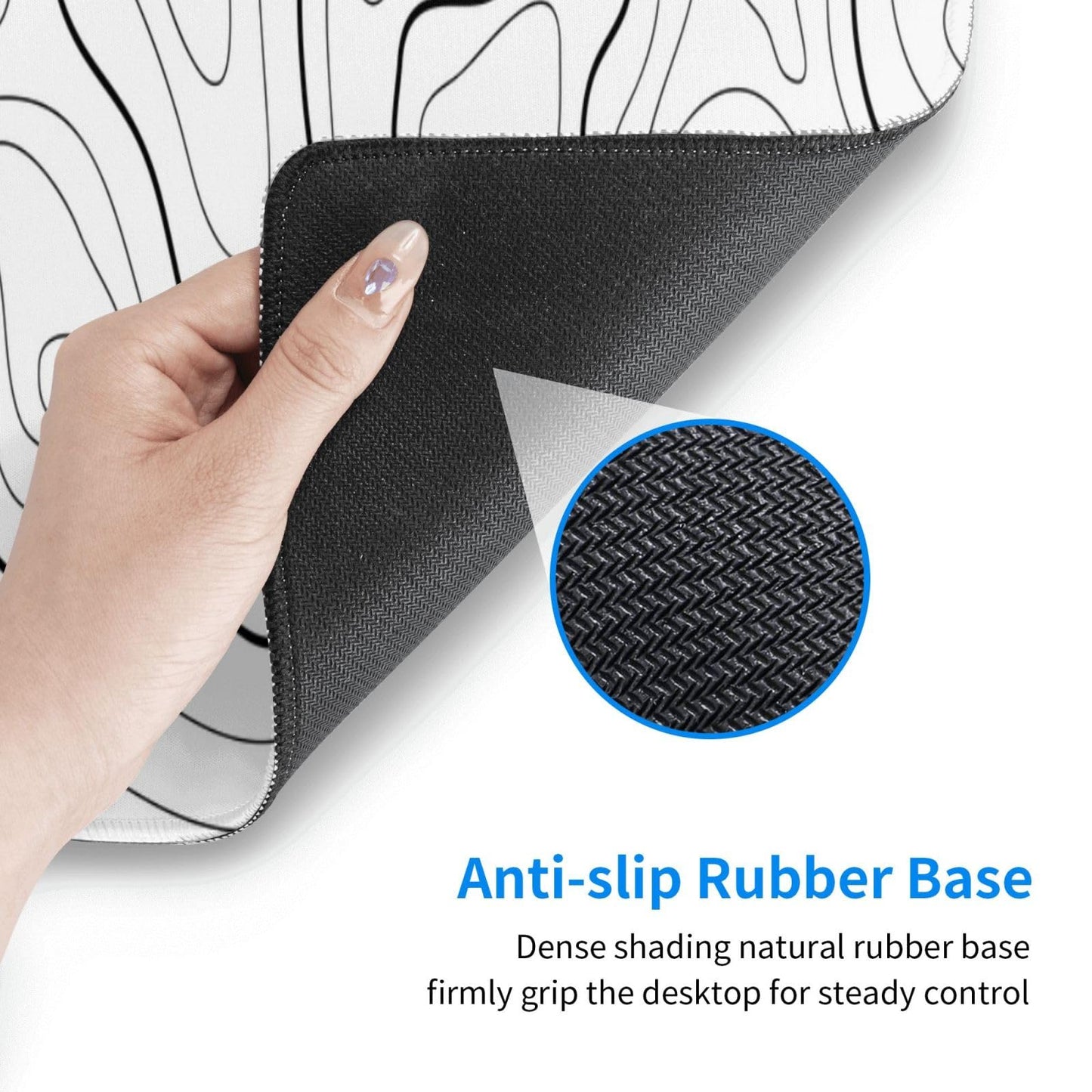 Japanese Mouse Pad, Large Japanese Desk Mat, XL Anime Gaming Keyboard Mat, Non-Slip Rubber Base, Big Extended Desk Protector for Home Office, 31.5”x11.8”