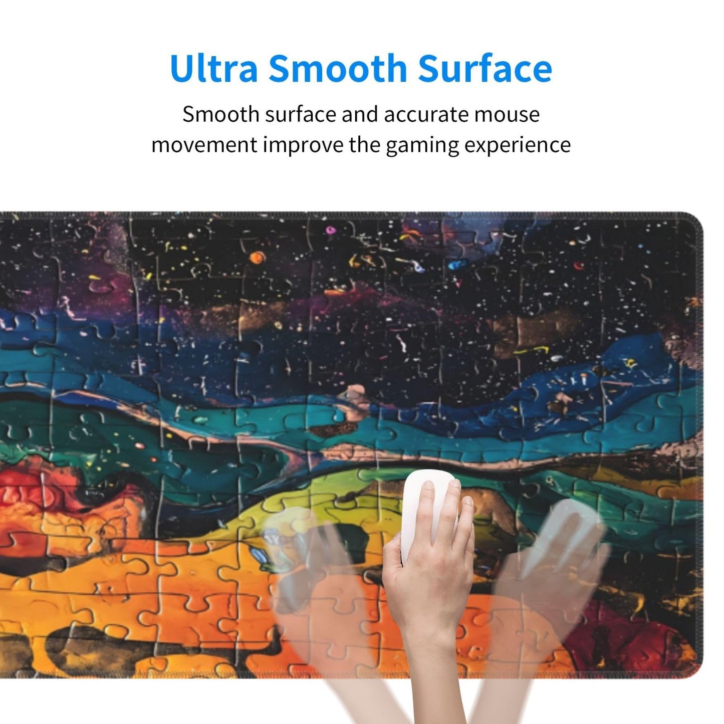 Japanese Mouse Pad, Large Japanese Desk Mat, XL Anime Gaming Keyboard Mat, Non-Slip Rubber Base, Big Extended Desk Protector for Home Office, 31.5”x11.8”