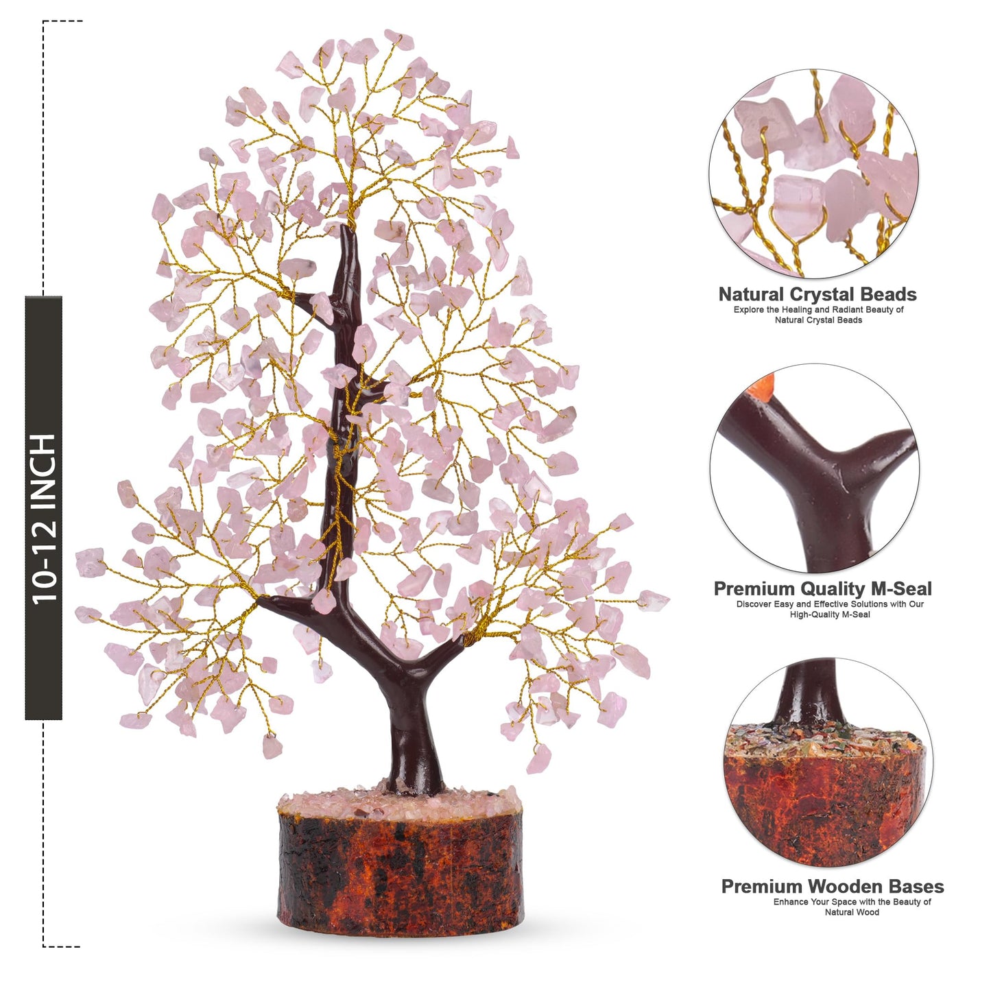 7 Chakra Tree, Crystals and Healing Stones, Chakra Tree of Life Crystal Tree for Positive Energy, Birthday Gifts for Women, Home Office Decor, House Warming Gifts New Home, Spiritual Gifts