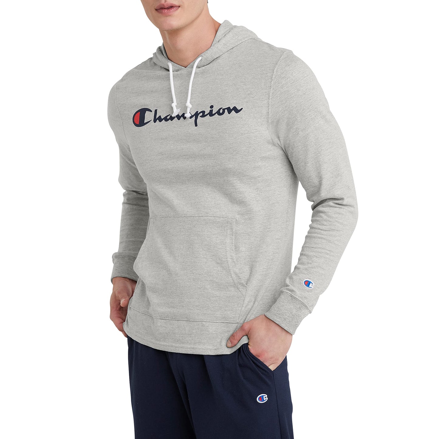 Champion Men's Hoodie, Midweight T-shirt Hoodie, Soft and Comfortable T-shirt Hoodie for Men