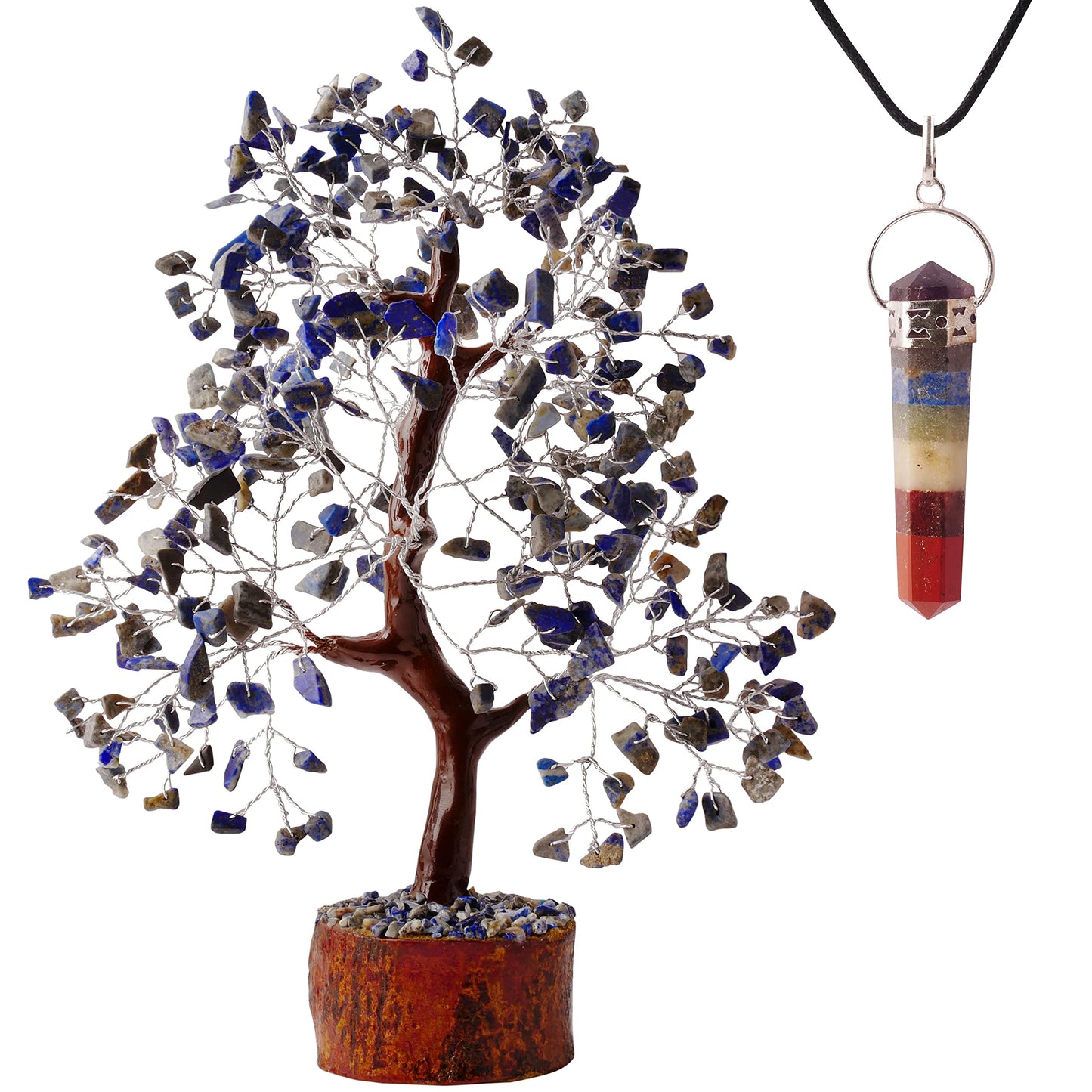 7 Chakra Tree, Crystals and Healing Stones, Chakra Tree of Life Crystal Tree for Positive Energy, Birthday Gifts for Women, Home Office Decor, House Warming Gifts New Home, Spiritual Gifts