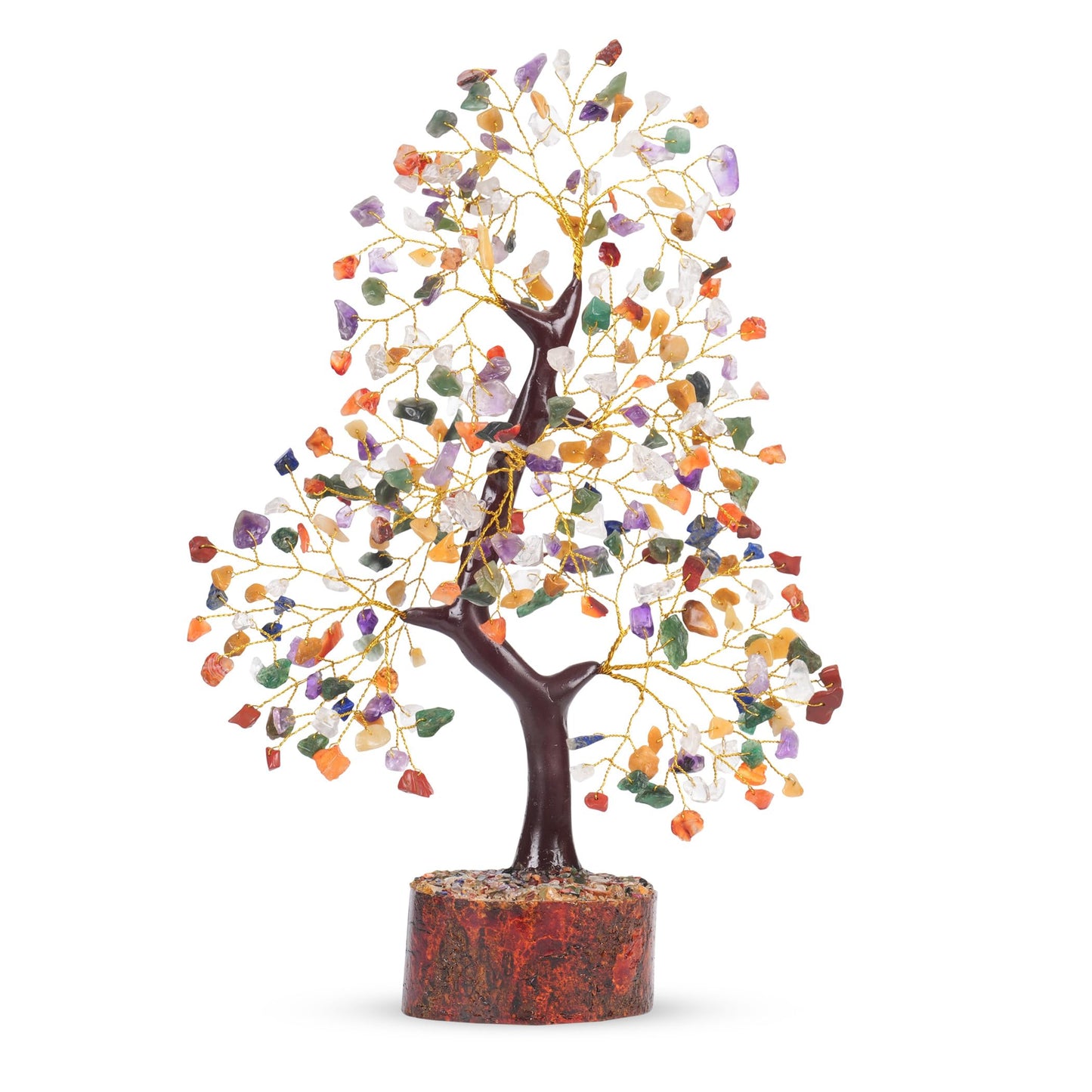 7 Chakra Tree, Crystals and Healing Stones, Chakra Tree of Life Crystal Tree for Positive Energy, Birthday Gifts for Women, Home Office Decor, House Warming Gifts New Home, Spiritual Gifts