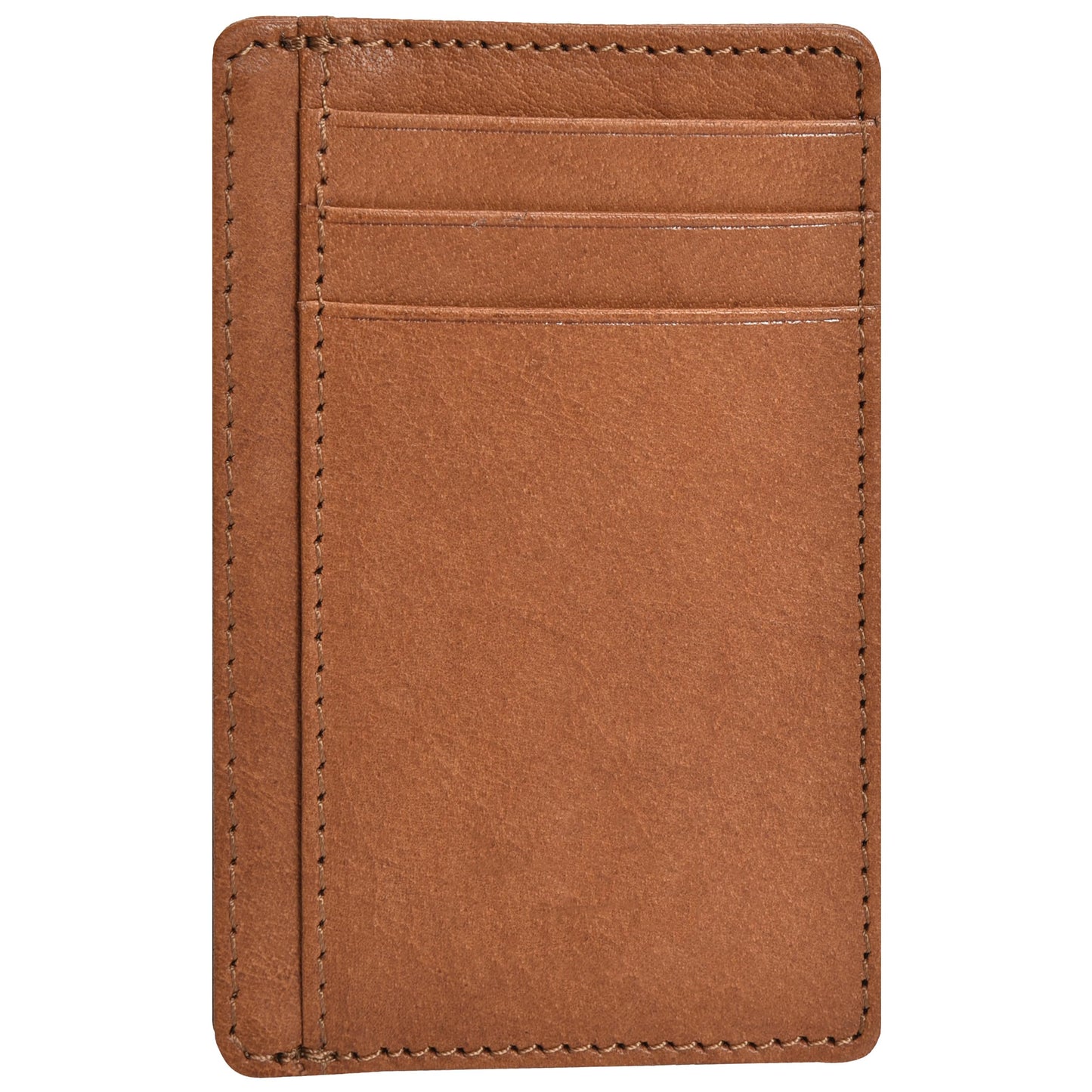 Leather Minimalist Wallet for Men & Women RFID Front Pocket Leather Card Holder Wallets