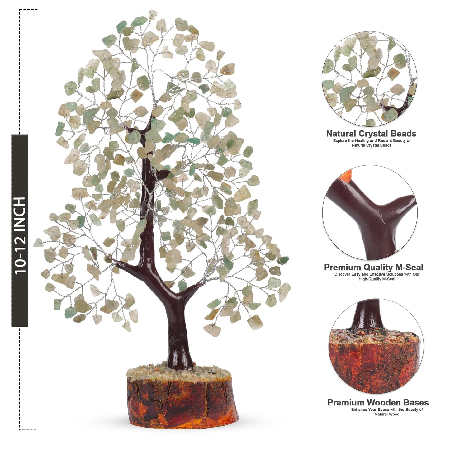 7 Chakra Tree, Crystals and Healing Stones, Chakra Tree of Life Crystal Tree for Positive Energy, Birthday Gifts for Women, Home Office Decor, House Warming Gifts New Home, Spiritual Gifts